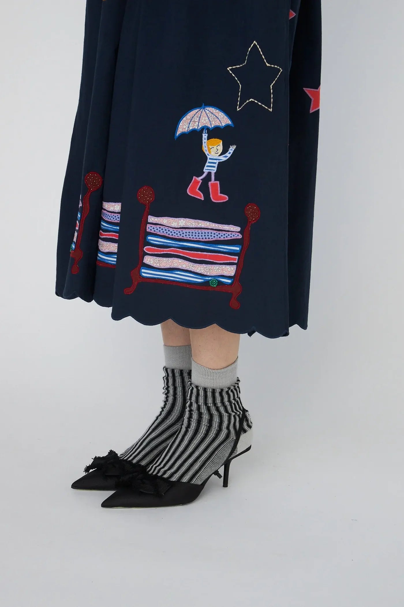 STELLA NOVA Dress "Bead embellished" navy