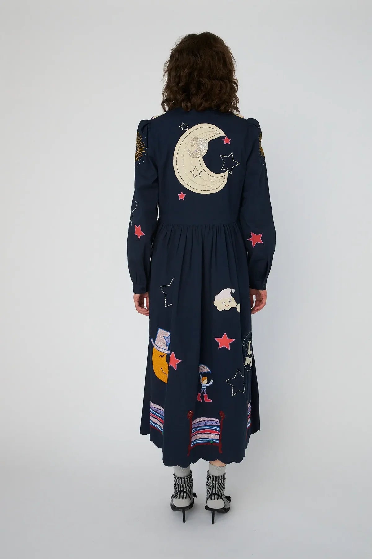 STELLA NOVA Dress "Bead embellished" navy