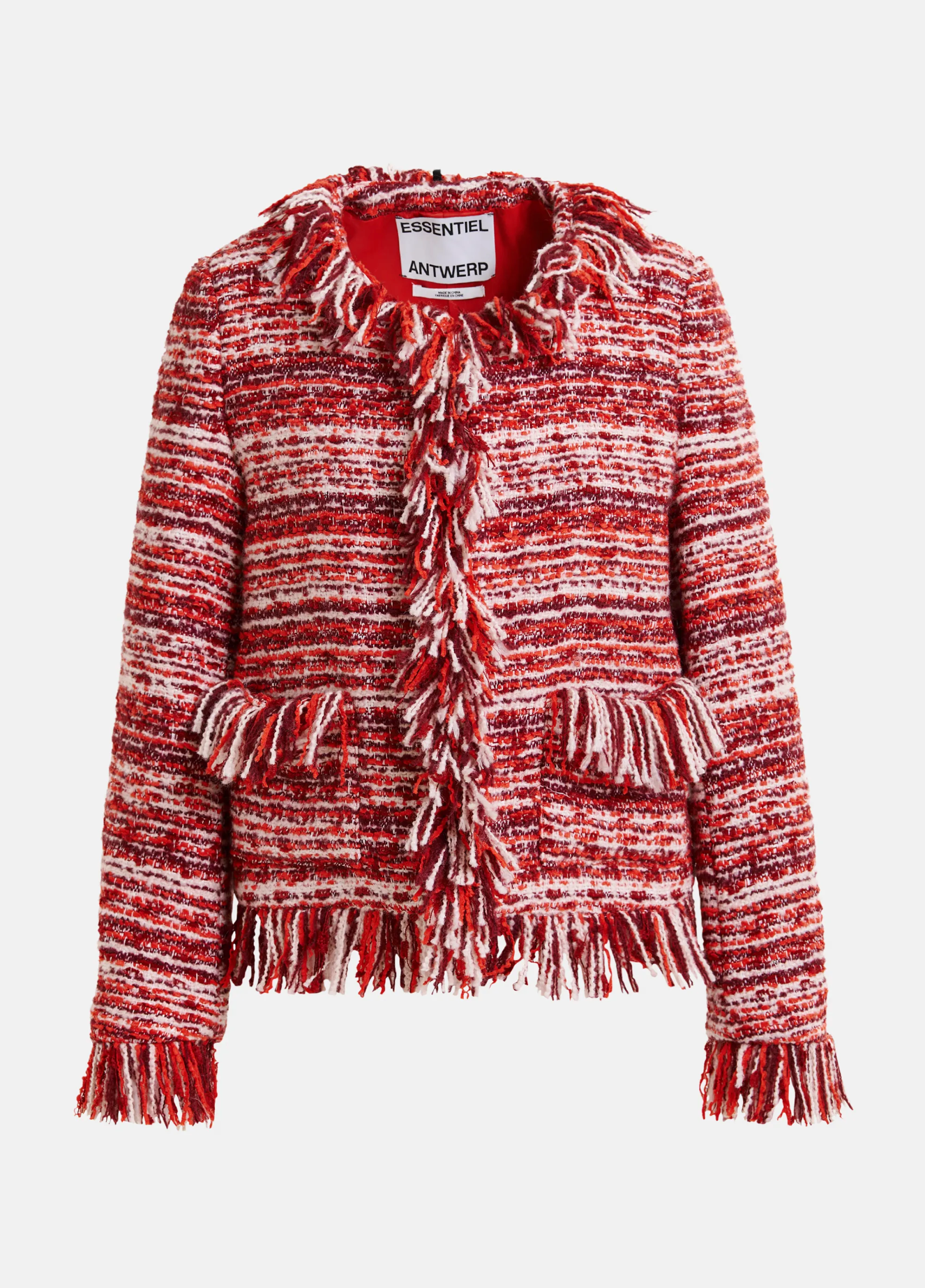 ESSENTIEL ANTWERP Jacket "Iskra" burgundy