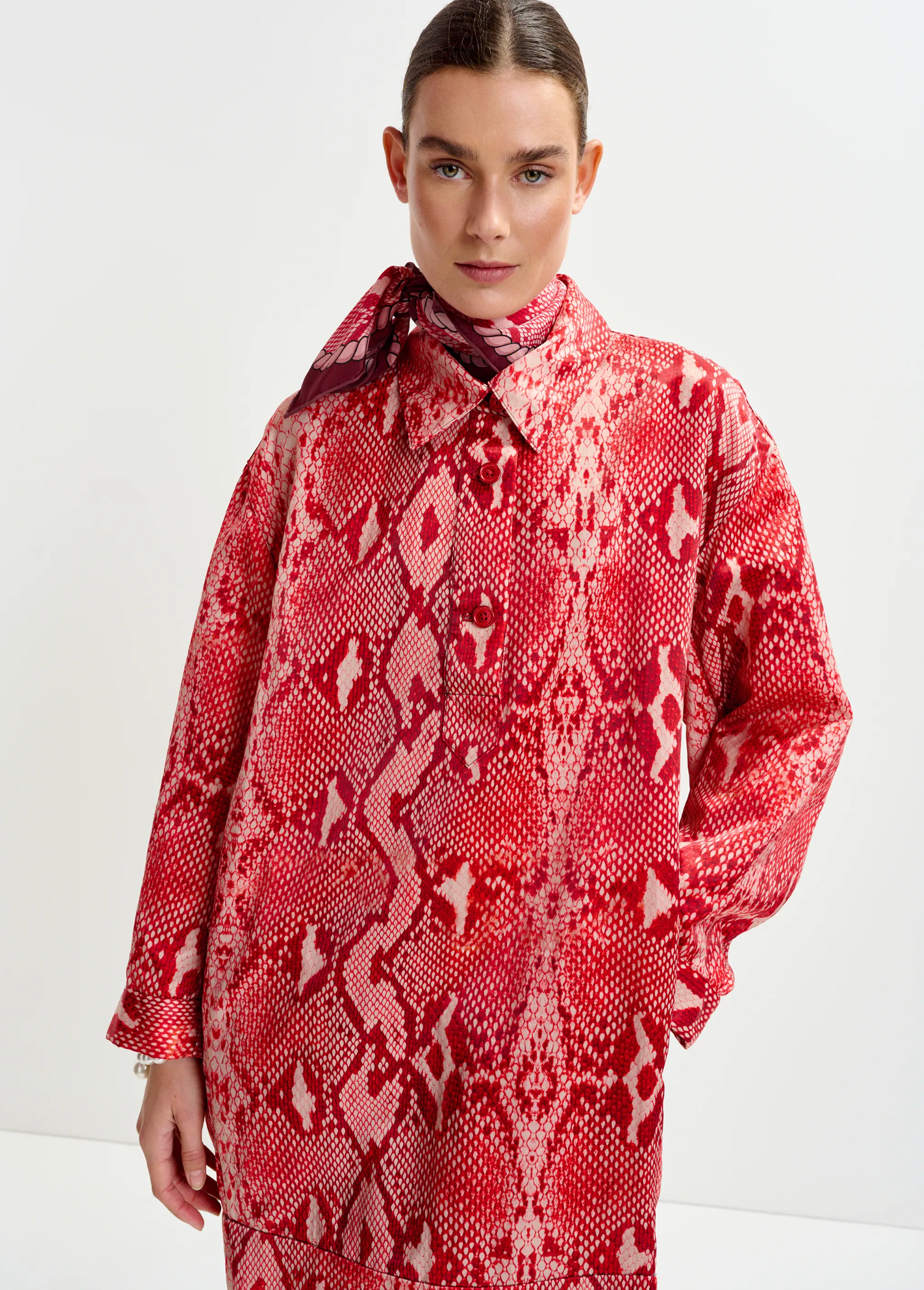 ESSENTIEL ANTWERP Dress "Illuminata" red