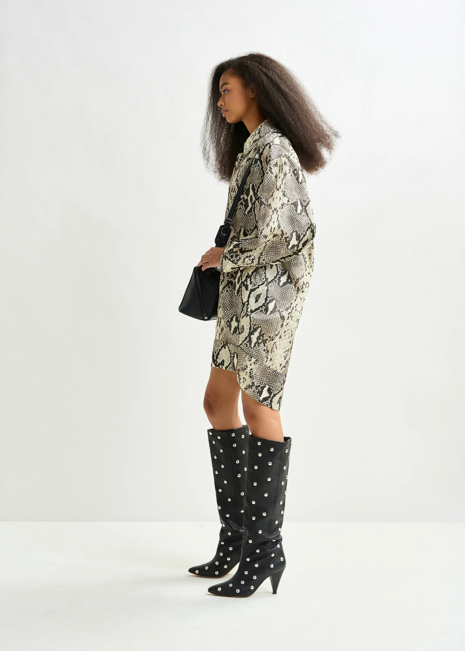 ESSENTIEL ANTWERP Dress "Illuminata" beige