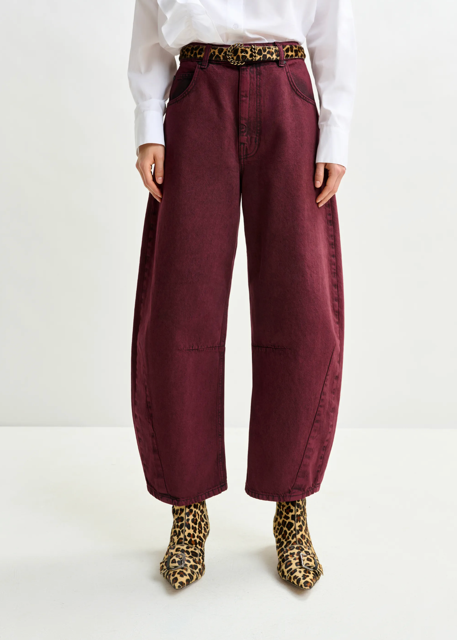 ESSENTIEL ANTWERP Jeans "Impressive" burgundy