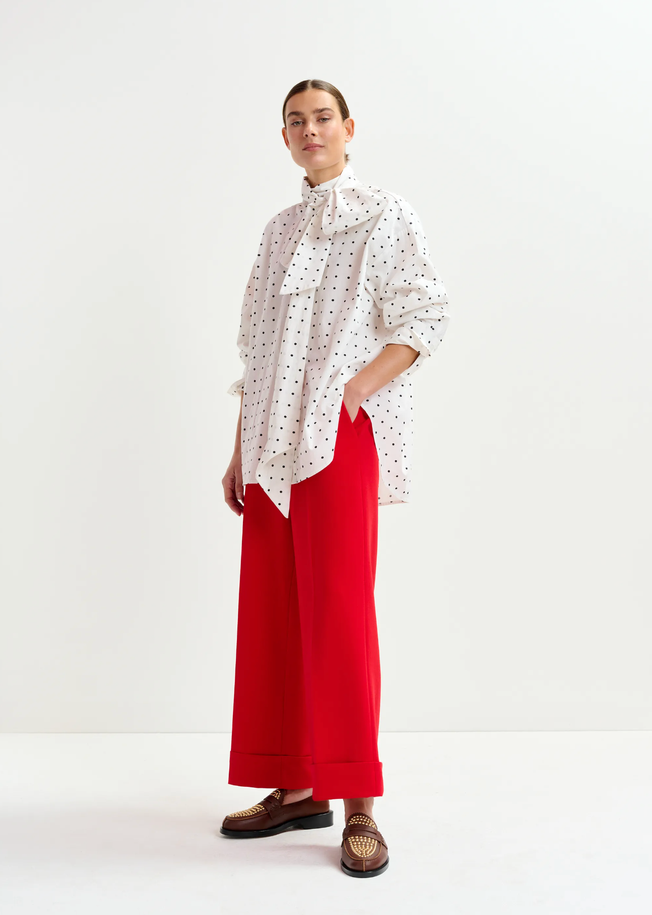 ESSENTIEL ANTWERP Shirt "Imoverit" dots