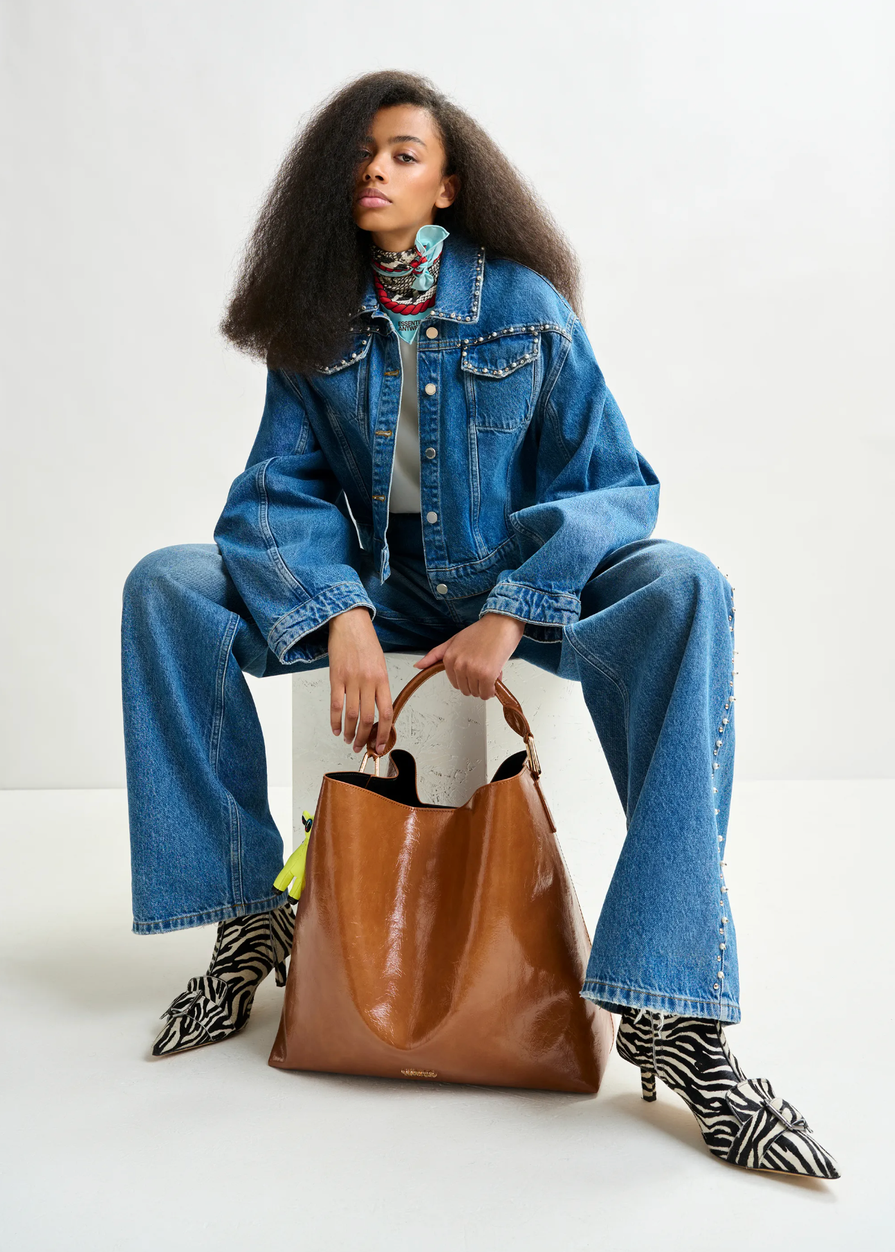 ESSENTIEL ANTWERP Jacket "Idolized" blue