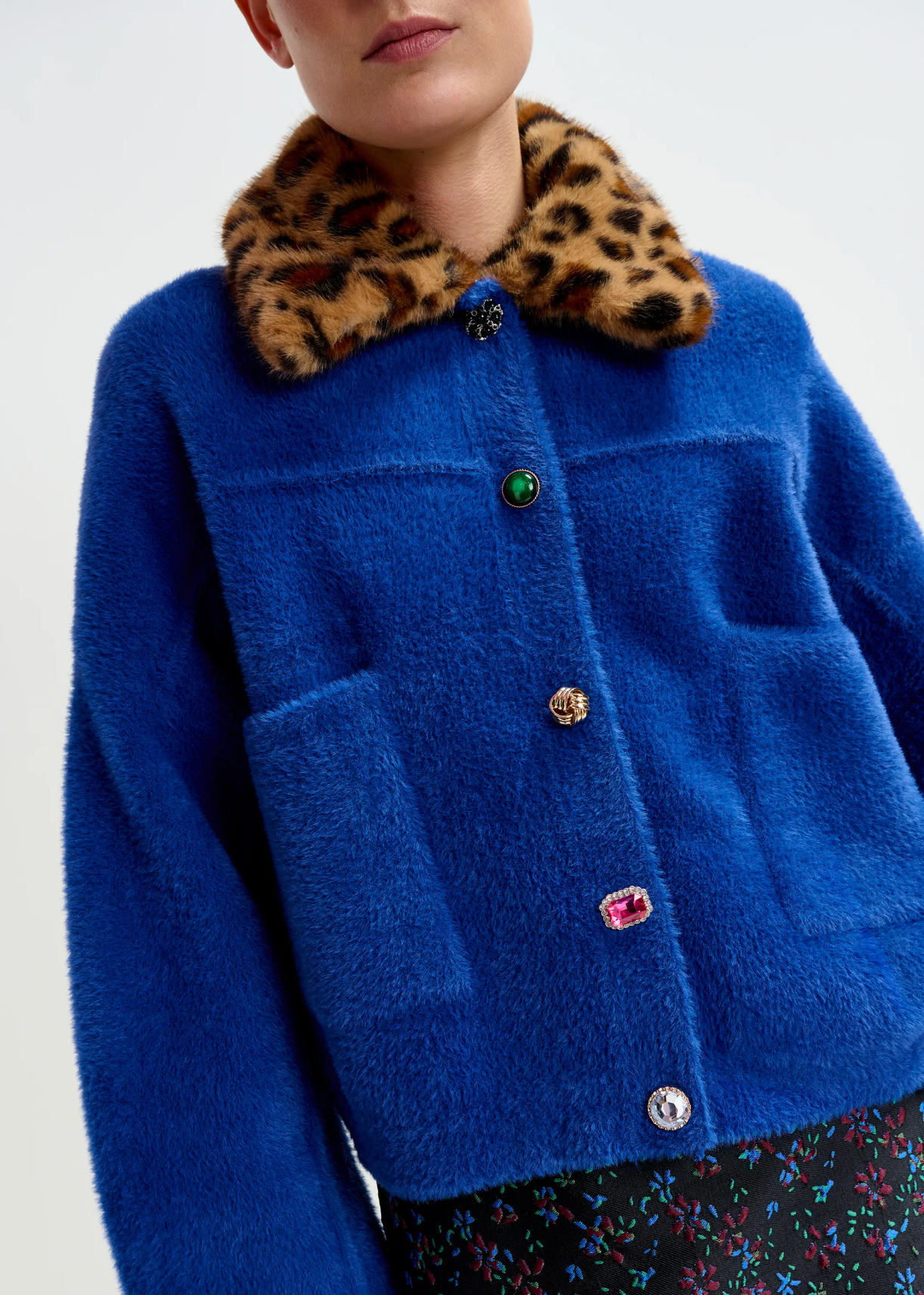 ESSENTIEL ANTWERP Cardigan "Intention" blue