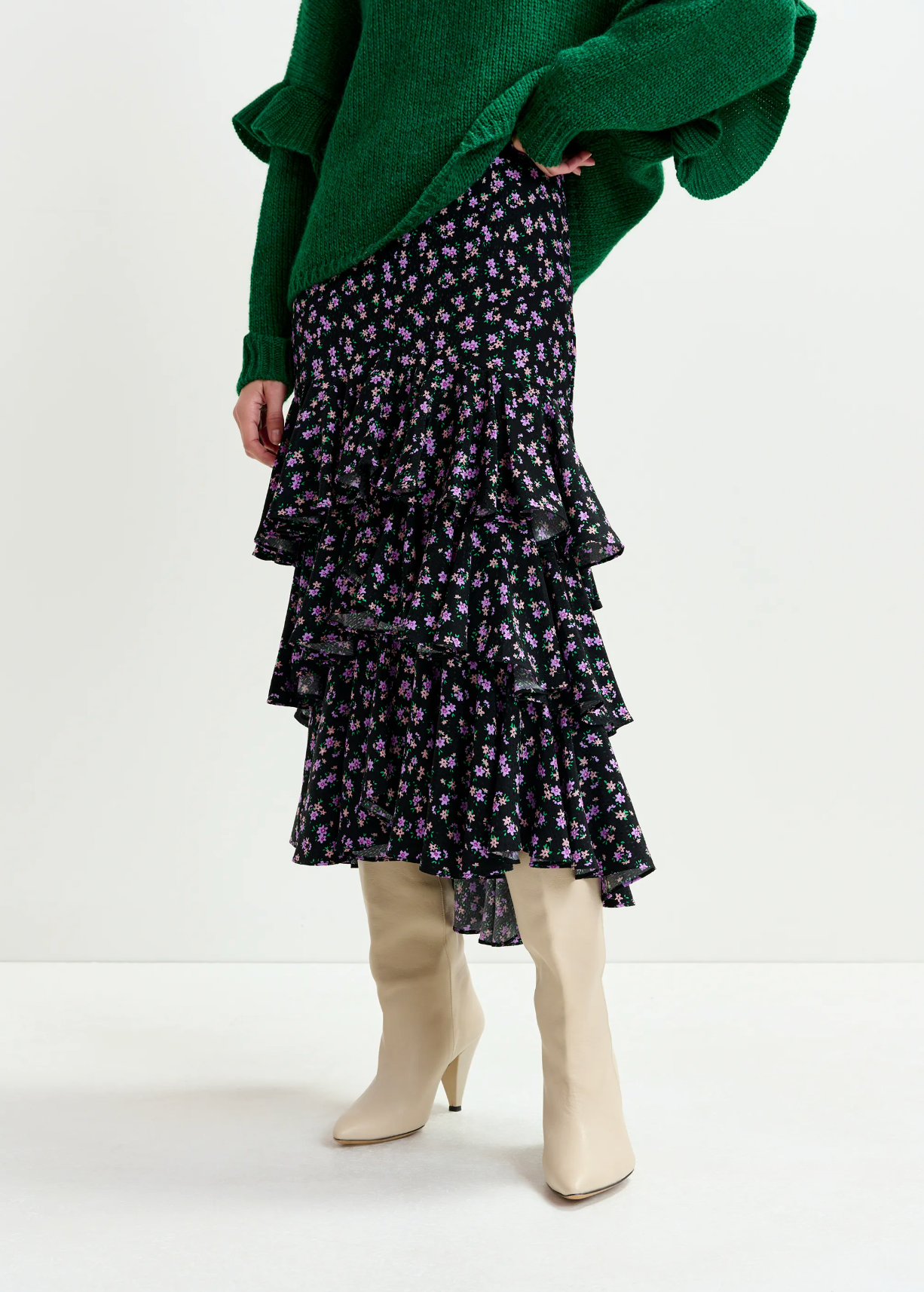 ESSENTIEL ANTWERP Skirt flowers "Ilana"