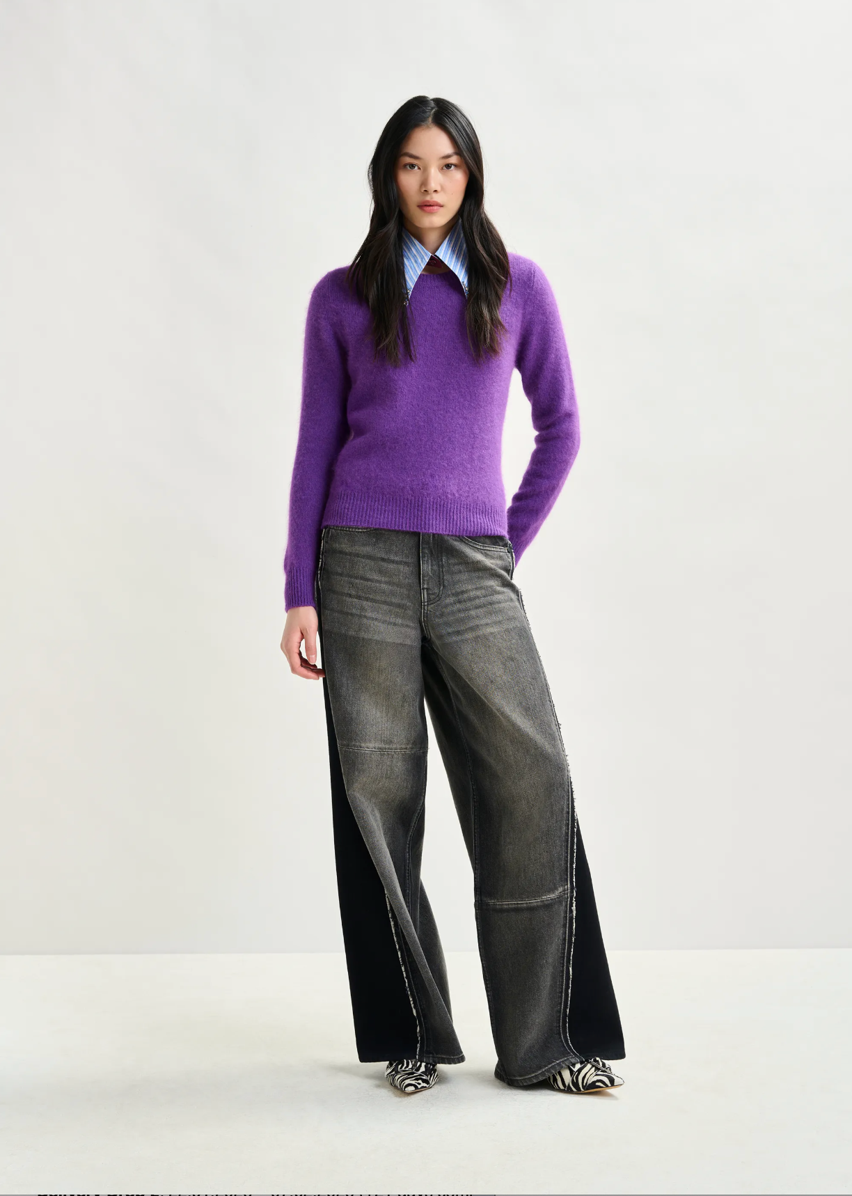ESSENTIEL ANTWERP Pullover "Igora" purple