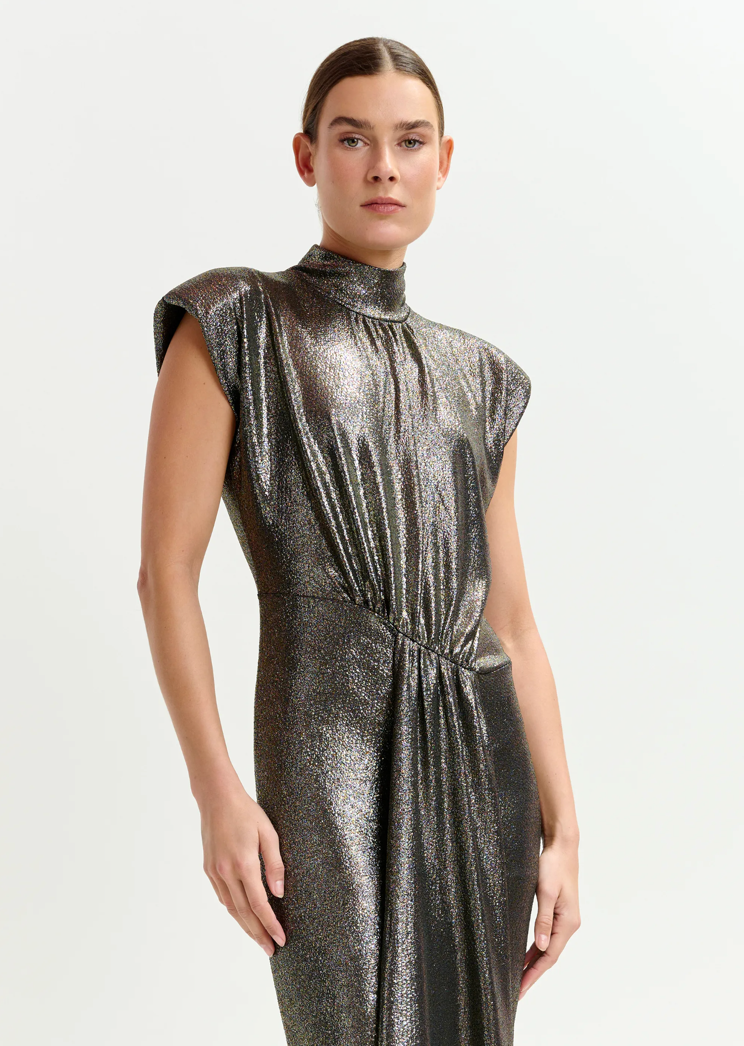 ESSENTIEL ANTWERP Dress "Iquarius" gold