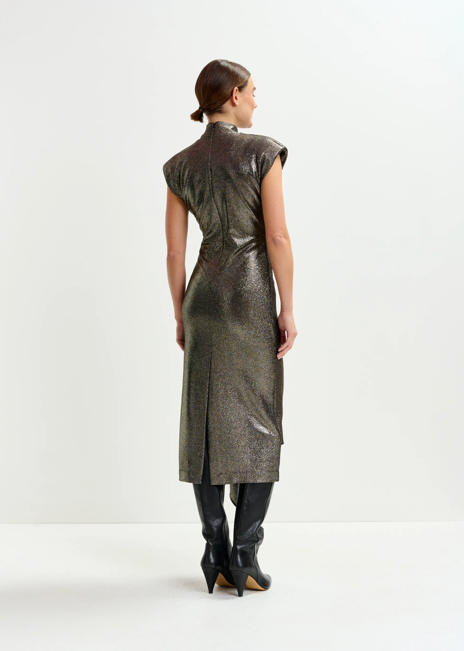 ESSENTIEL ANTWERP Dress "Iquarius" gold
