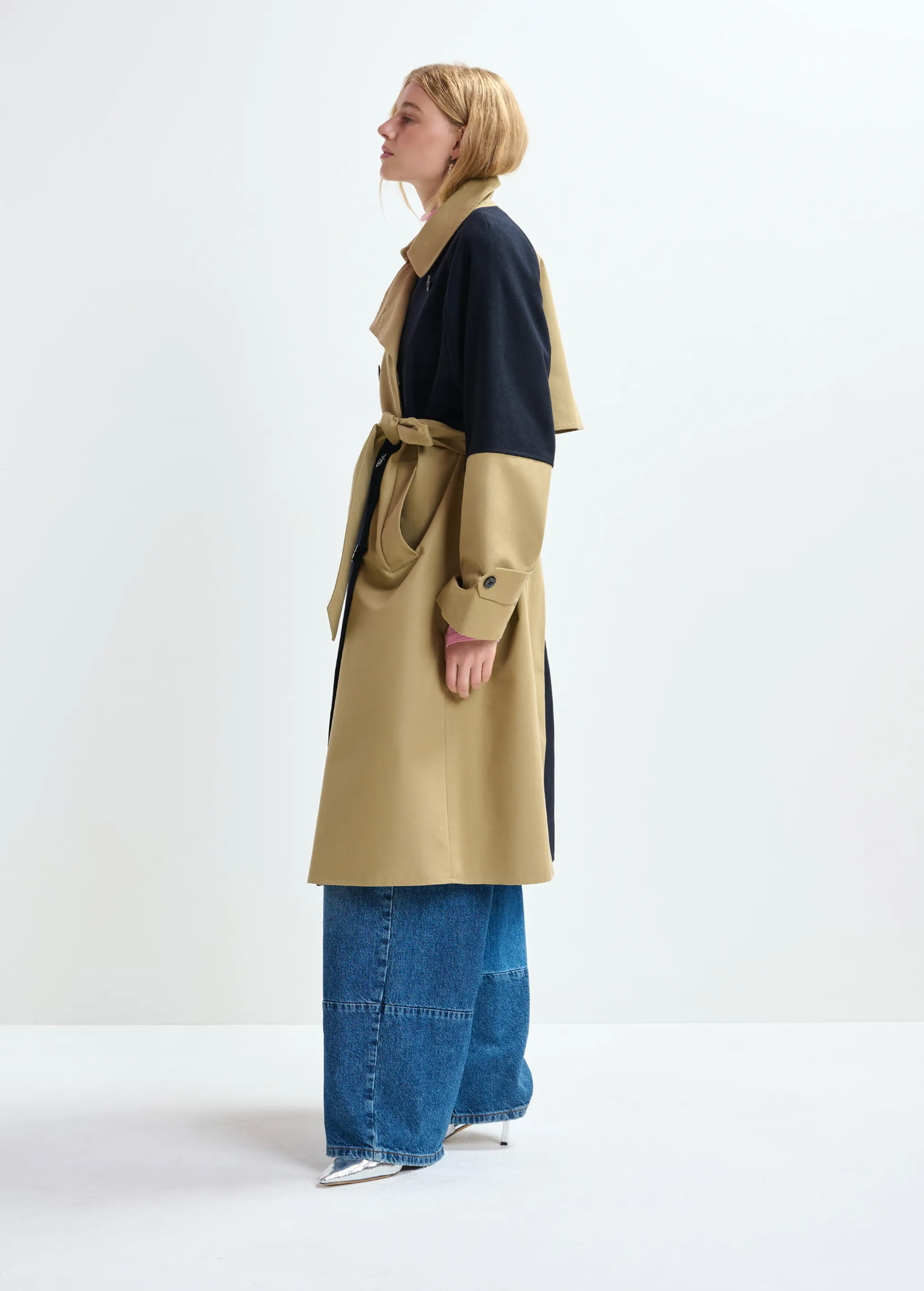 ESSENTIEL ANTWERP Trenchcoat "Just" beige/navy