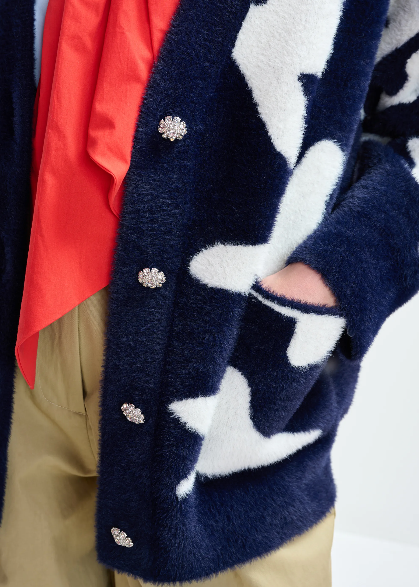 ESSENTIEL ANTWERP Cardigan "Jarden" navy