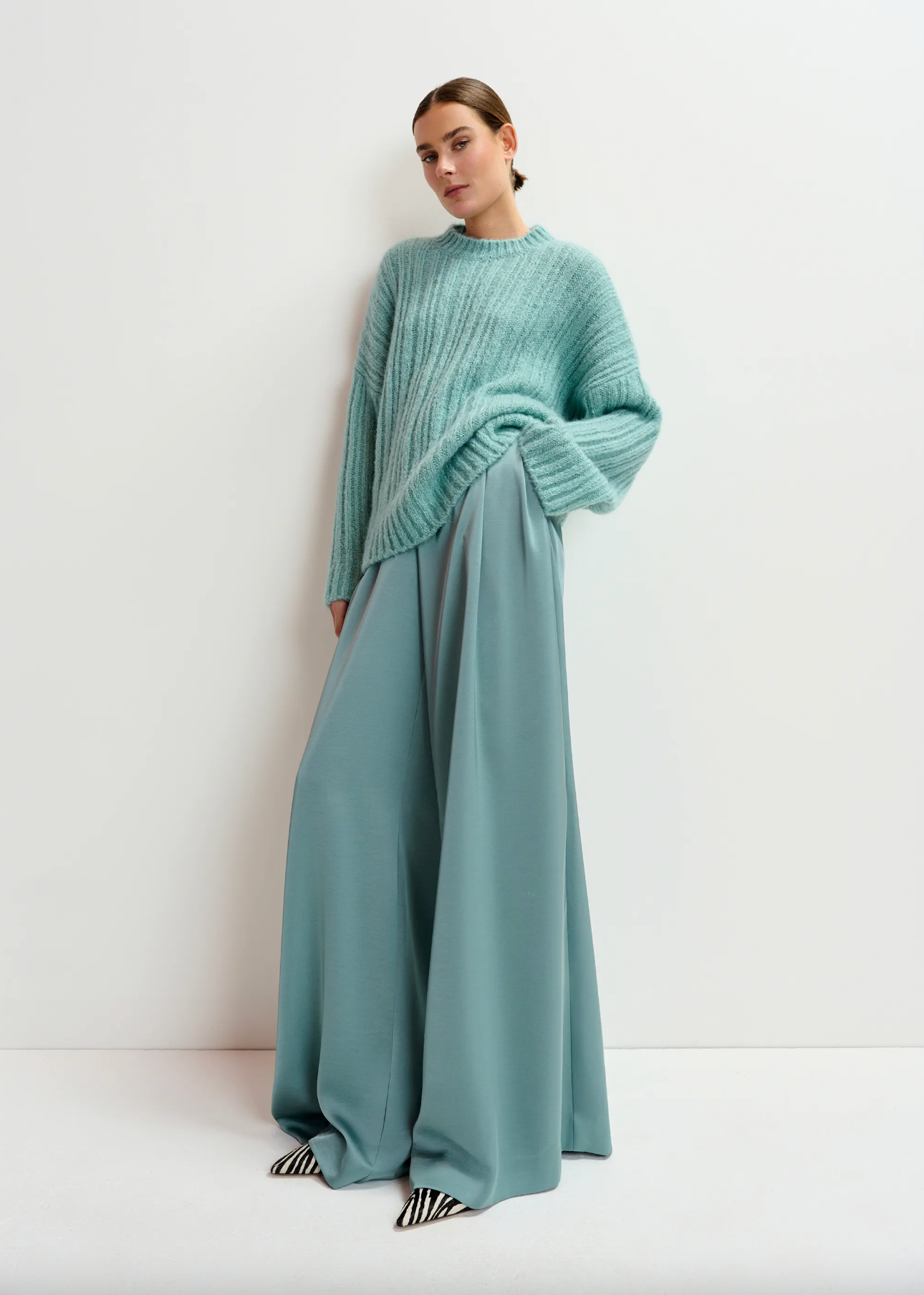 ESSENTIEL ANTWERP Pullover "Imitate" light blue