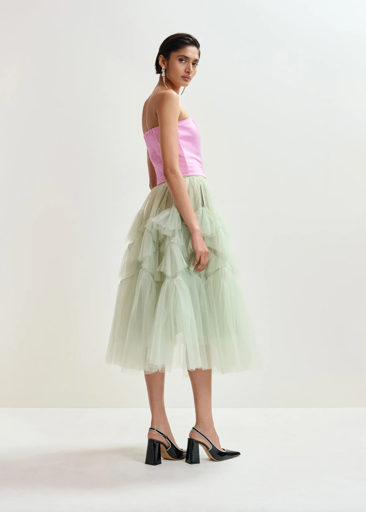 ESSENTIEL ANTWERP Skirt "Jacie" basil smash