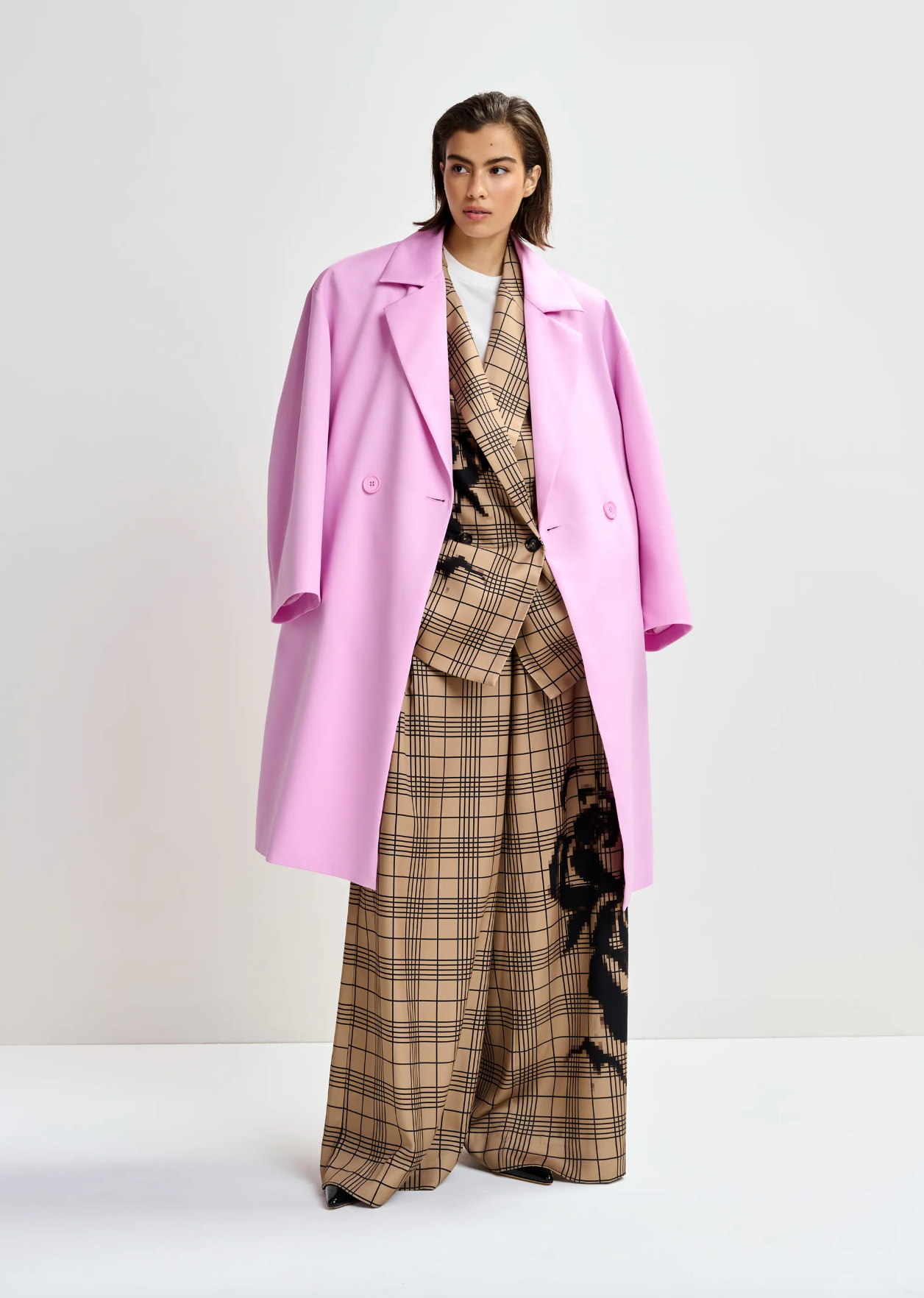 ESSENTIEL ANTWERP Coat "Junta" rose