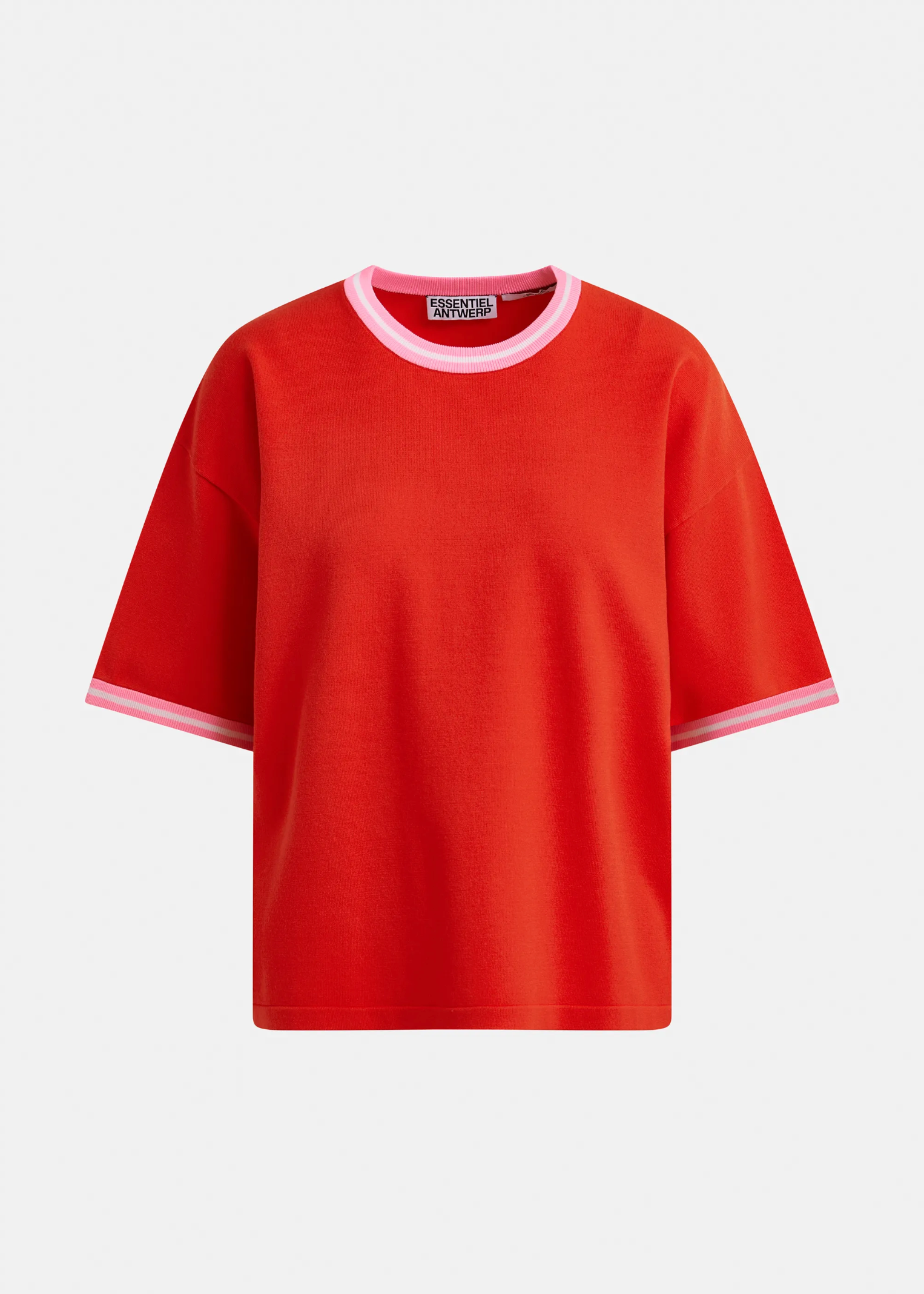 ESSENTIEL ANTWERP T-Shirt Knit "Jefinitely" orange brulee