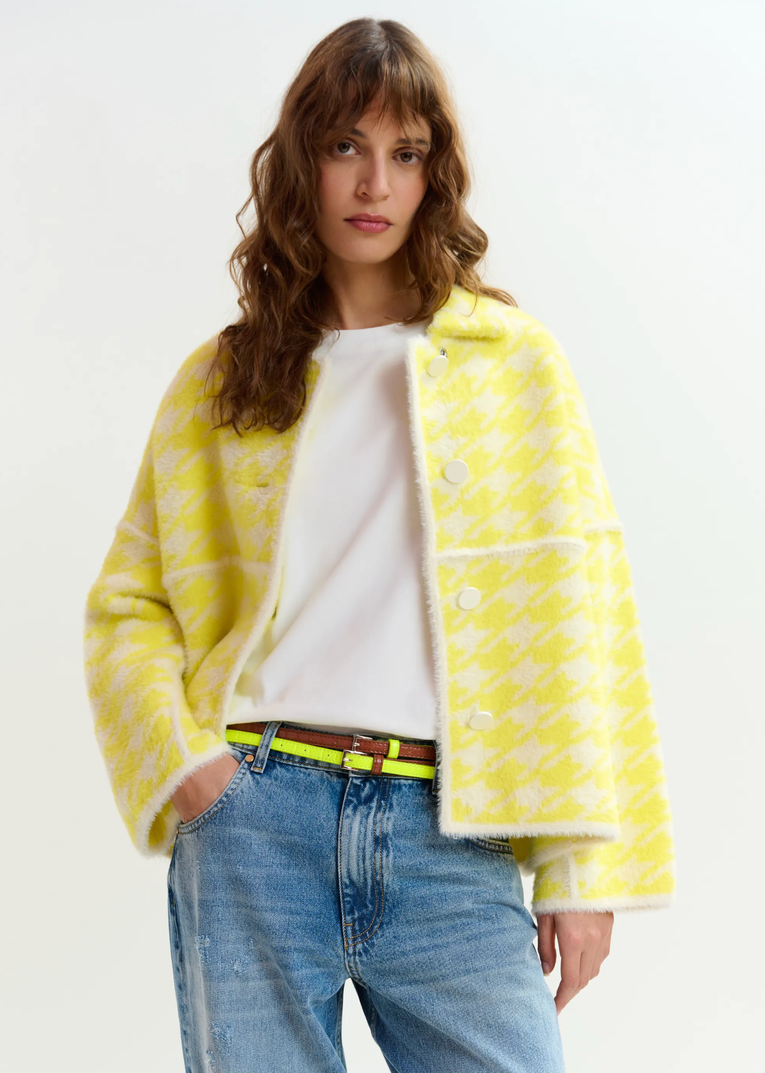 ESSENTIEL ANTWERP Jacket "Joking" lemon squeeze