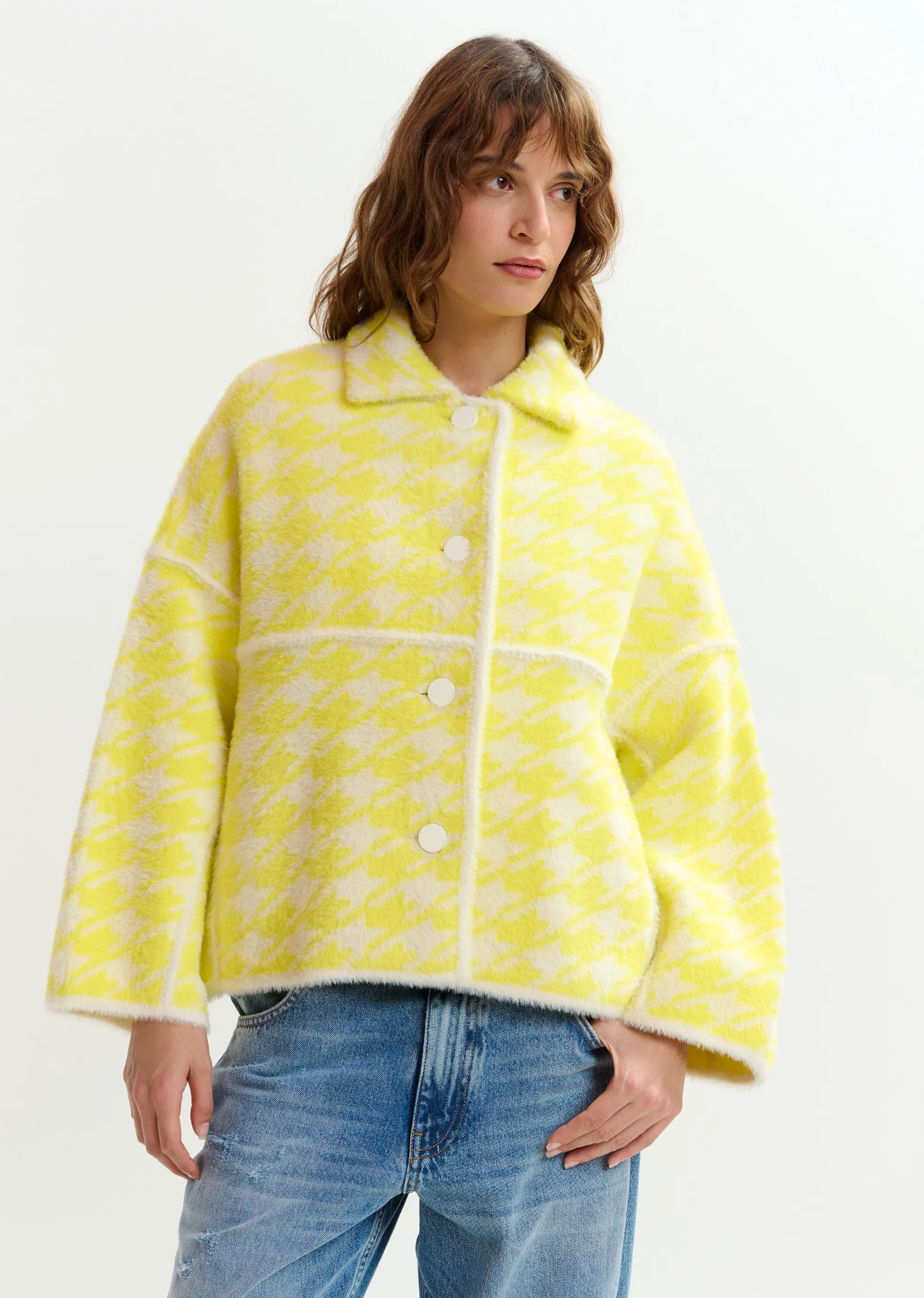 ESSENTIEL ANTWERP Jacket "Joking" lemon squeeze