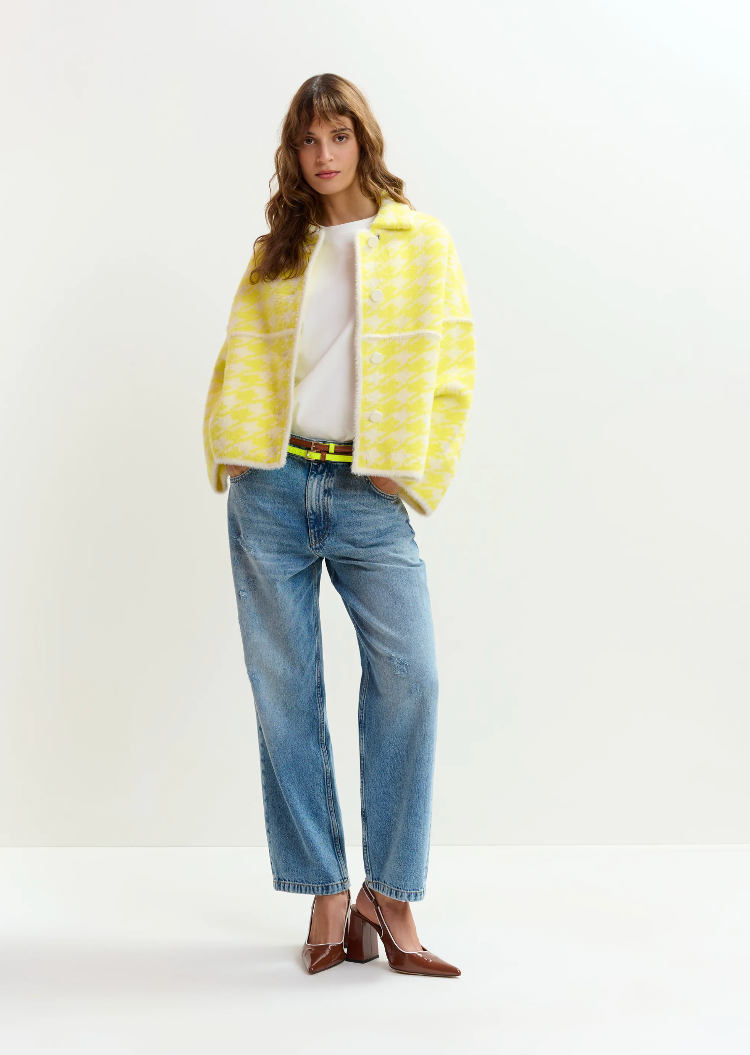 ESSENTIEL ANTWERP Jacket "Joking" lemon squeeze