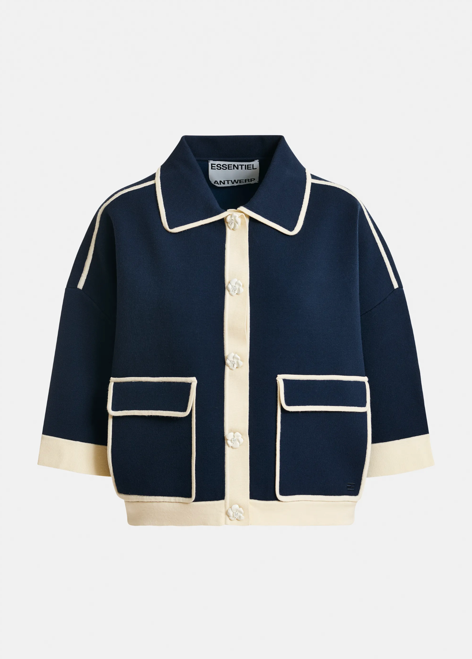 ESSENTIEL ANTWERP Cardigan "Jugli" navy