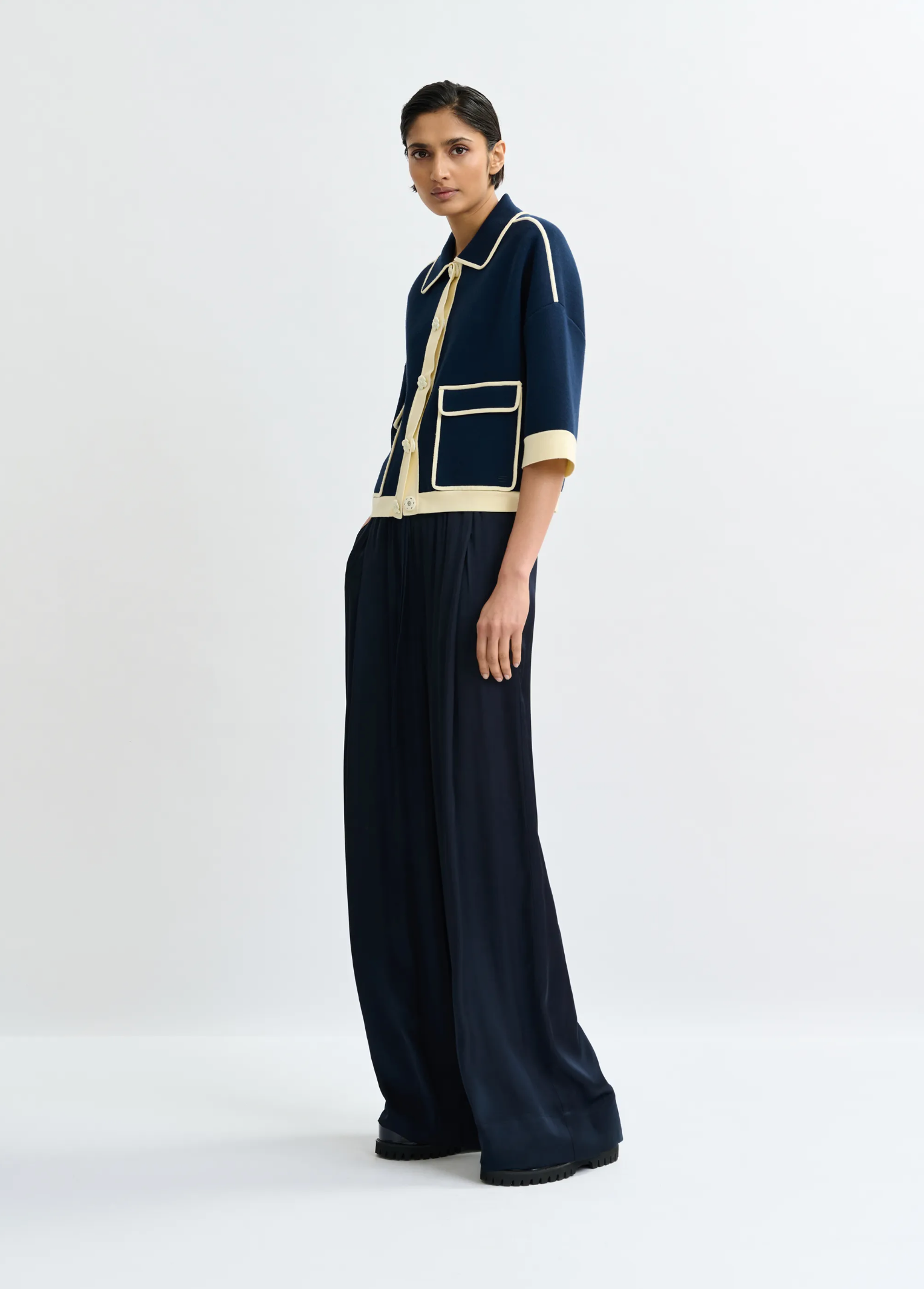 ESSENTIEL ANTWERP Cardigan "Jugli" navy