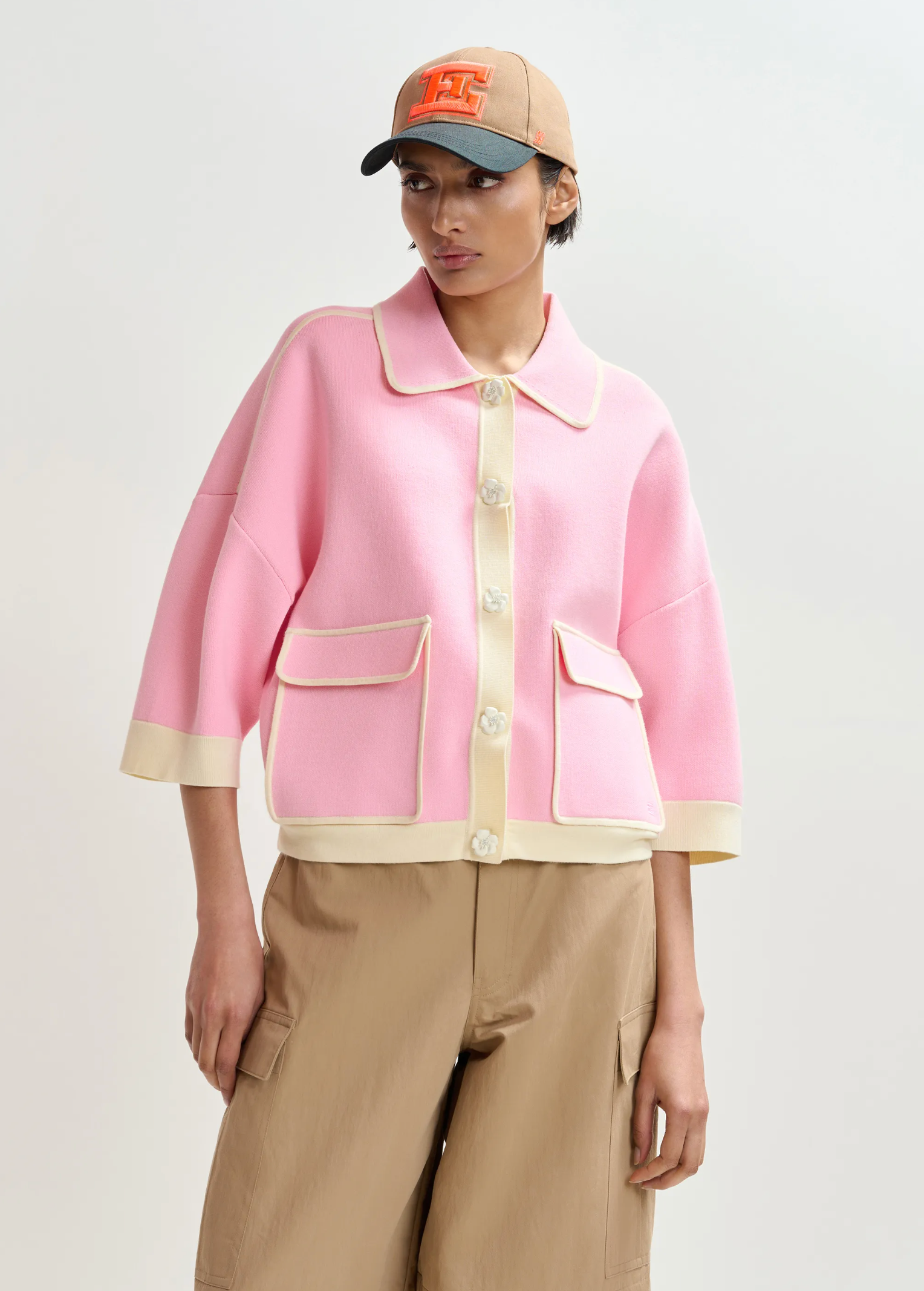 ESSENTIEL ANTWERP Cardigan "Jugli" young rose