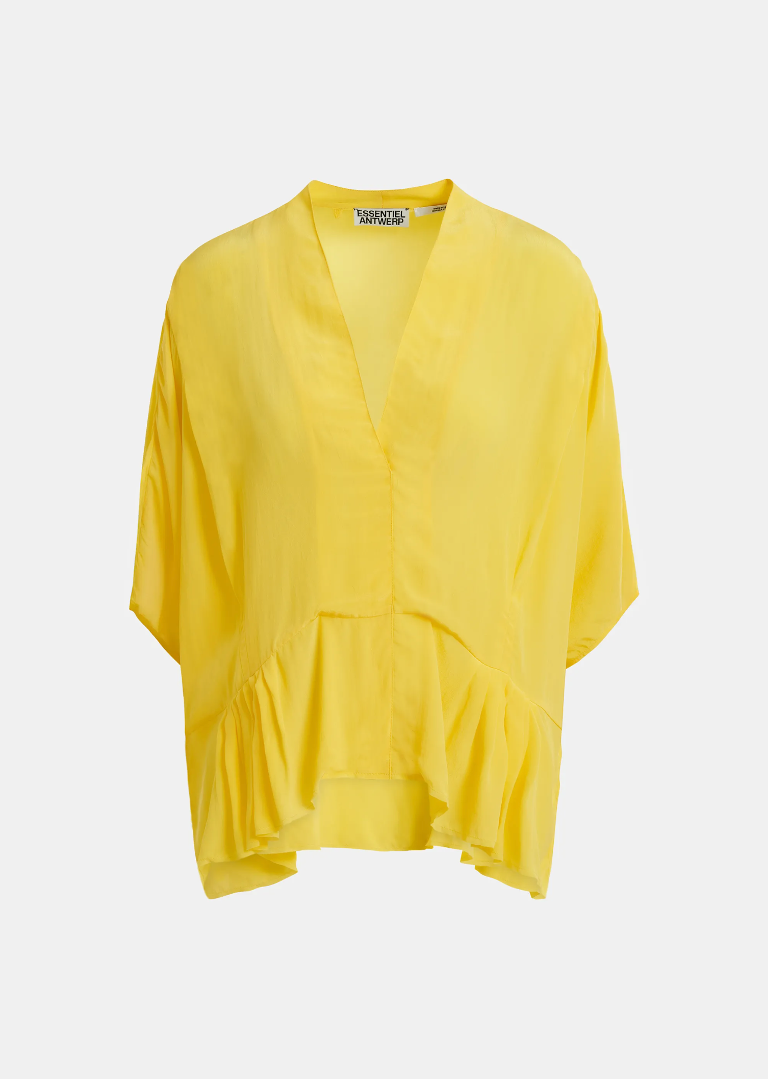 ESSENTIEL ANTWERP Shirt "Jacaranda" lemon squeeze