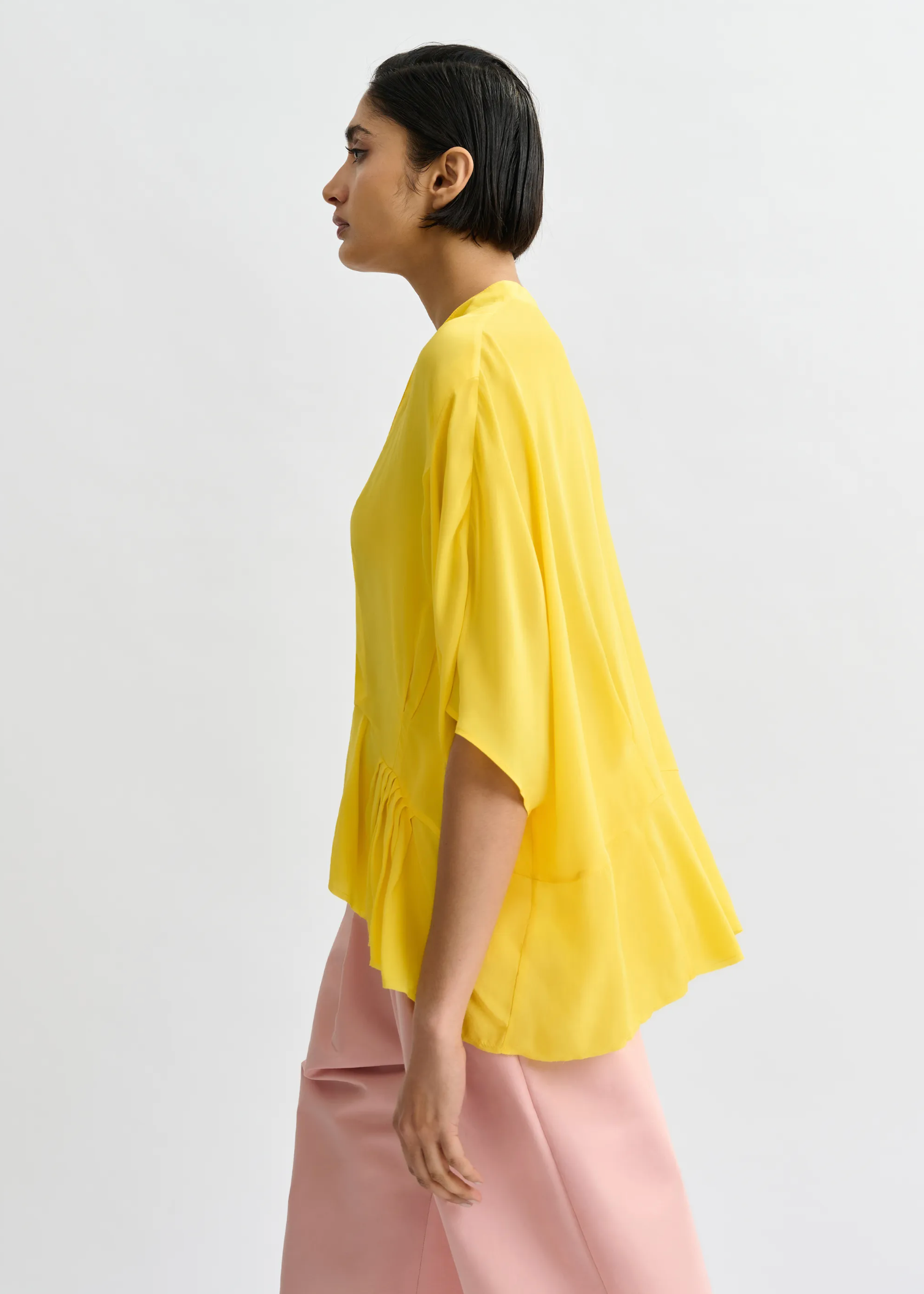 ESSENTIEL ANTWERP Shirt "Jacaranda" lemon squeeze