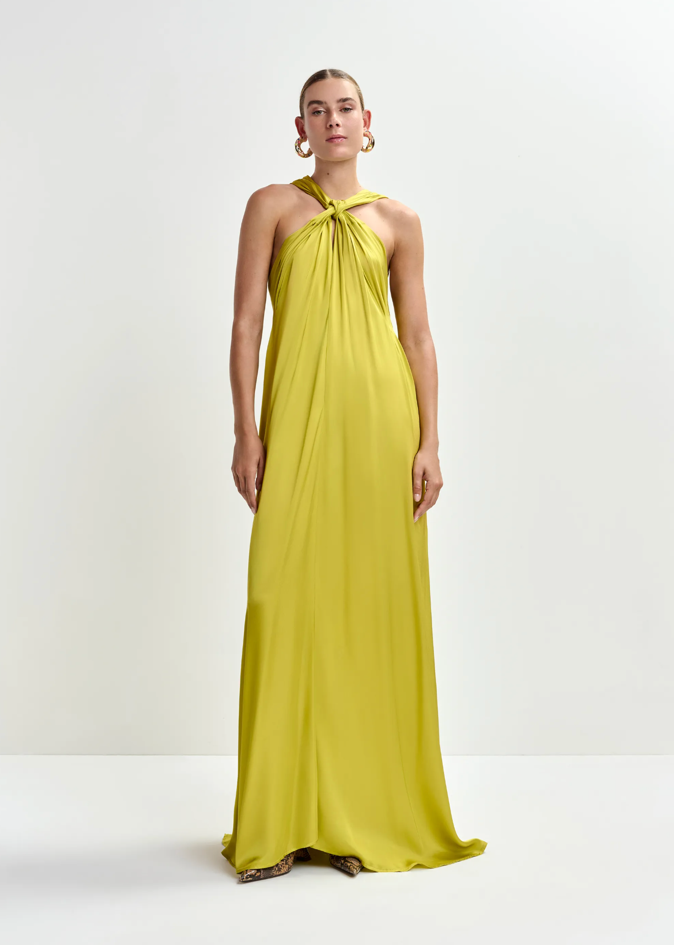 ESSENTIEL ANTWERP Dress "Jaycee" yellow ocher