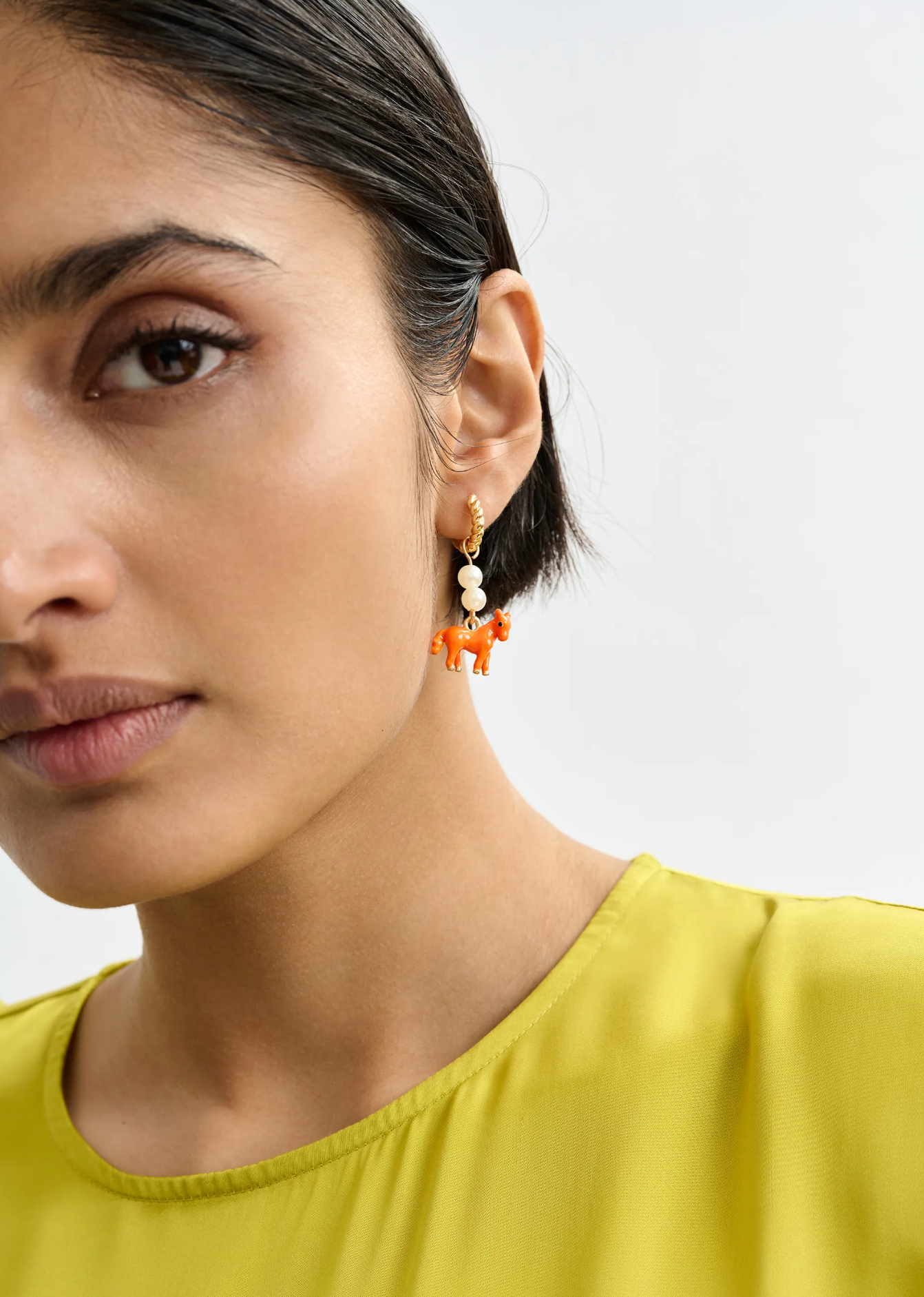 ESSENTIEL ANTWERP Earrings "Jessika" fire glow