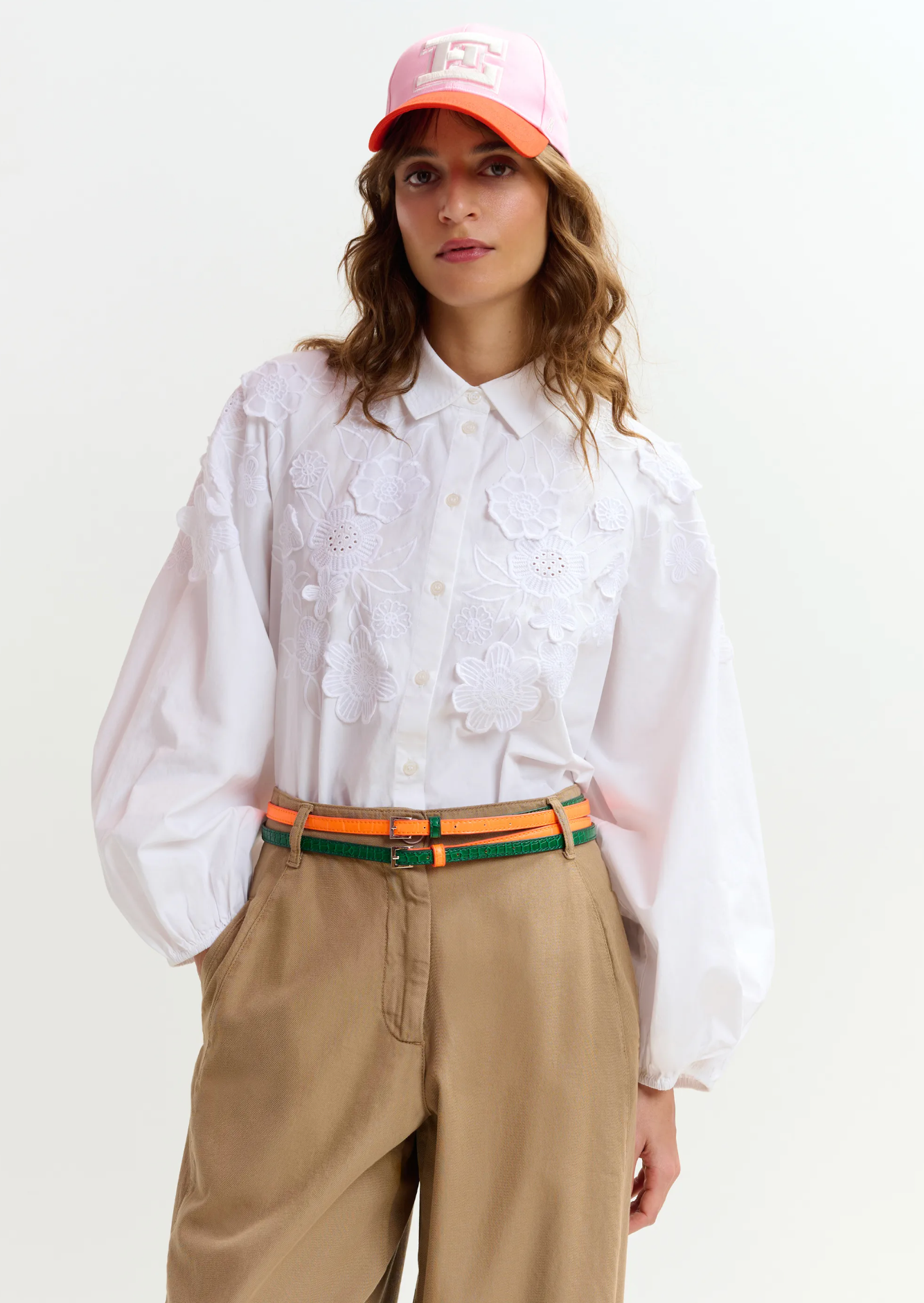 ESSENTIEL ANTWERP Belt "Jocoduo" spirulina green