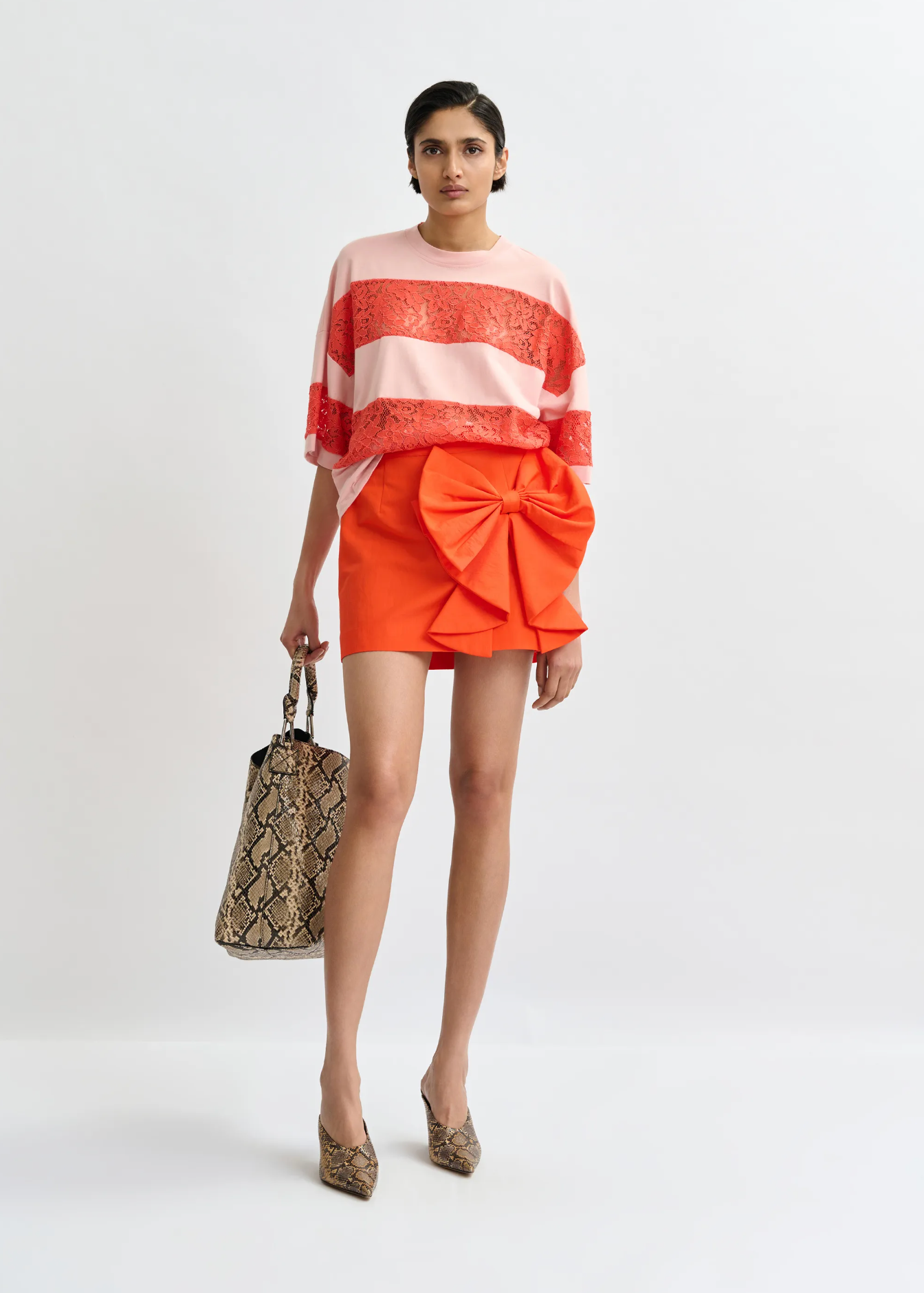 ESSENTIEL ANTWERP Bag "Joran" snake