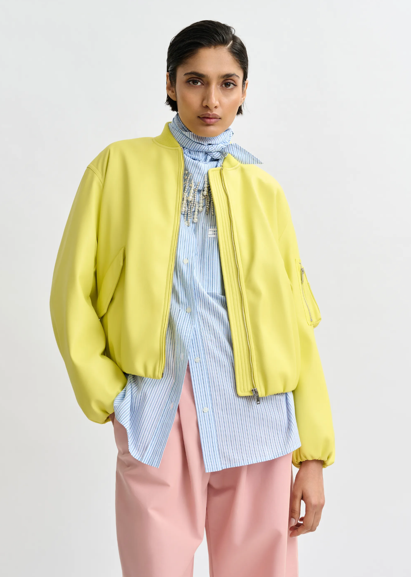 ESSENTIEL ANTWERP Jacket "Jug" yellow