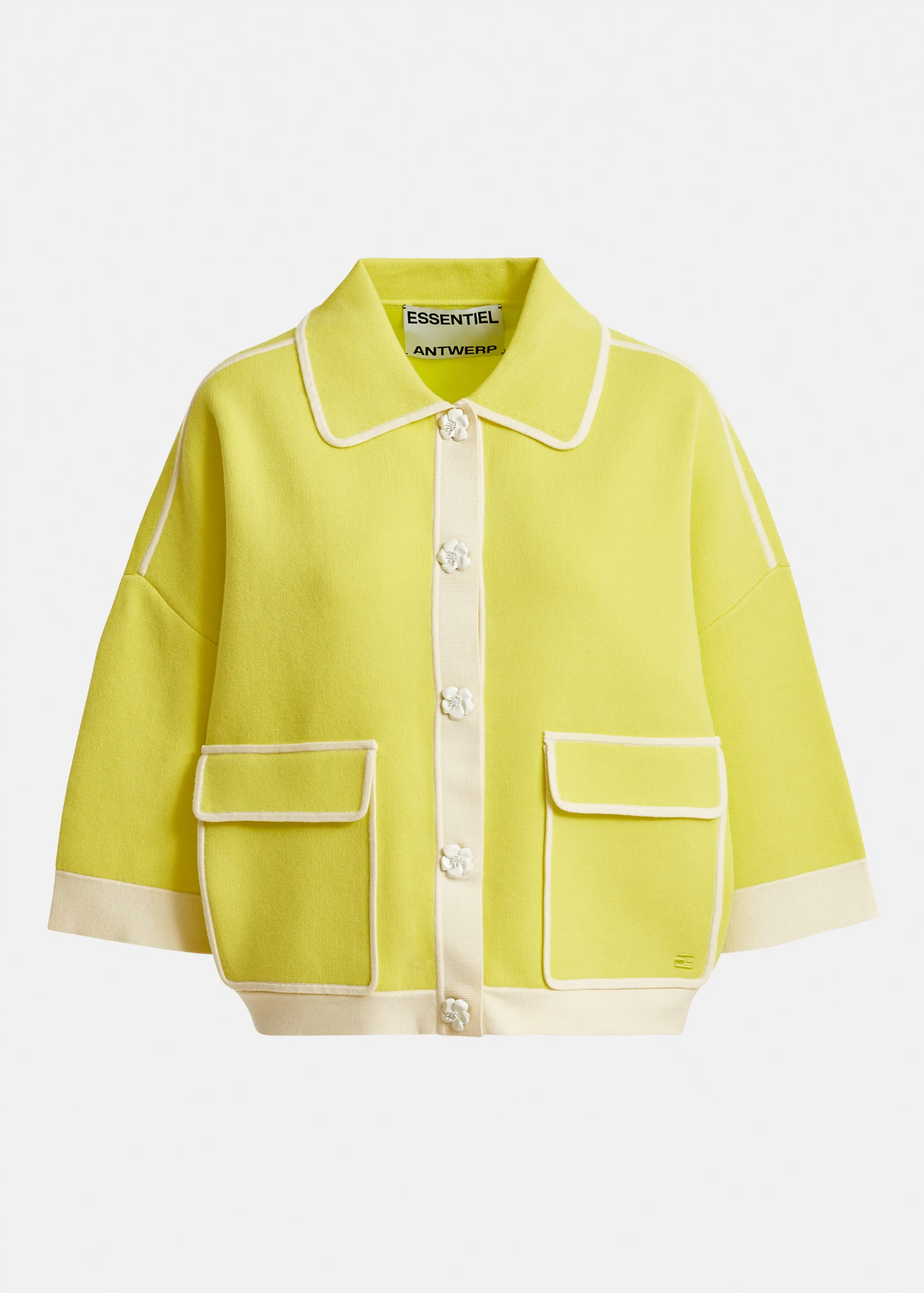 ESSENTIEL ANTWERP Cardigan "Jugly" yellow