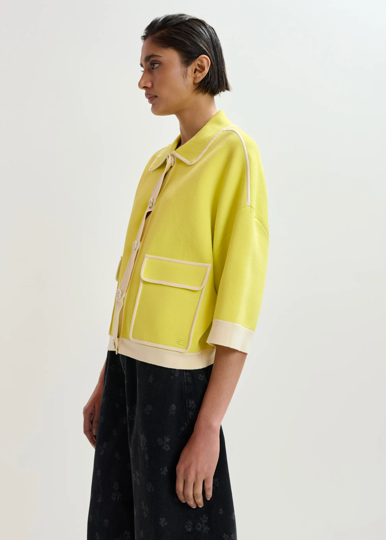 ESSENTIEL ANTWERP Cardigan "Jugly" yellow