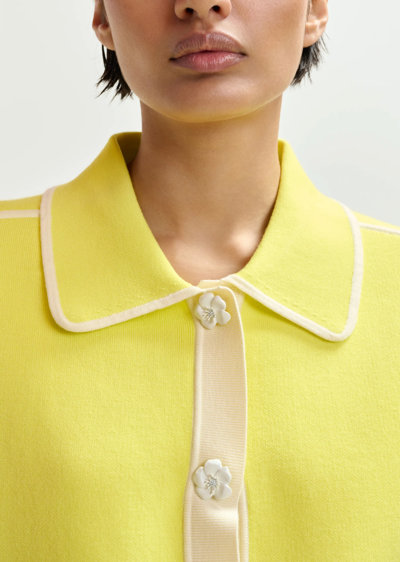 ESSENTIEL ANTWERP Cardigan "Jugly" yellow