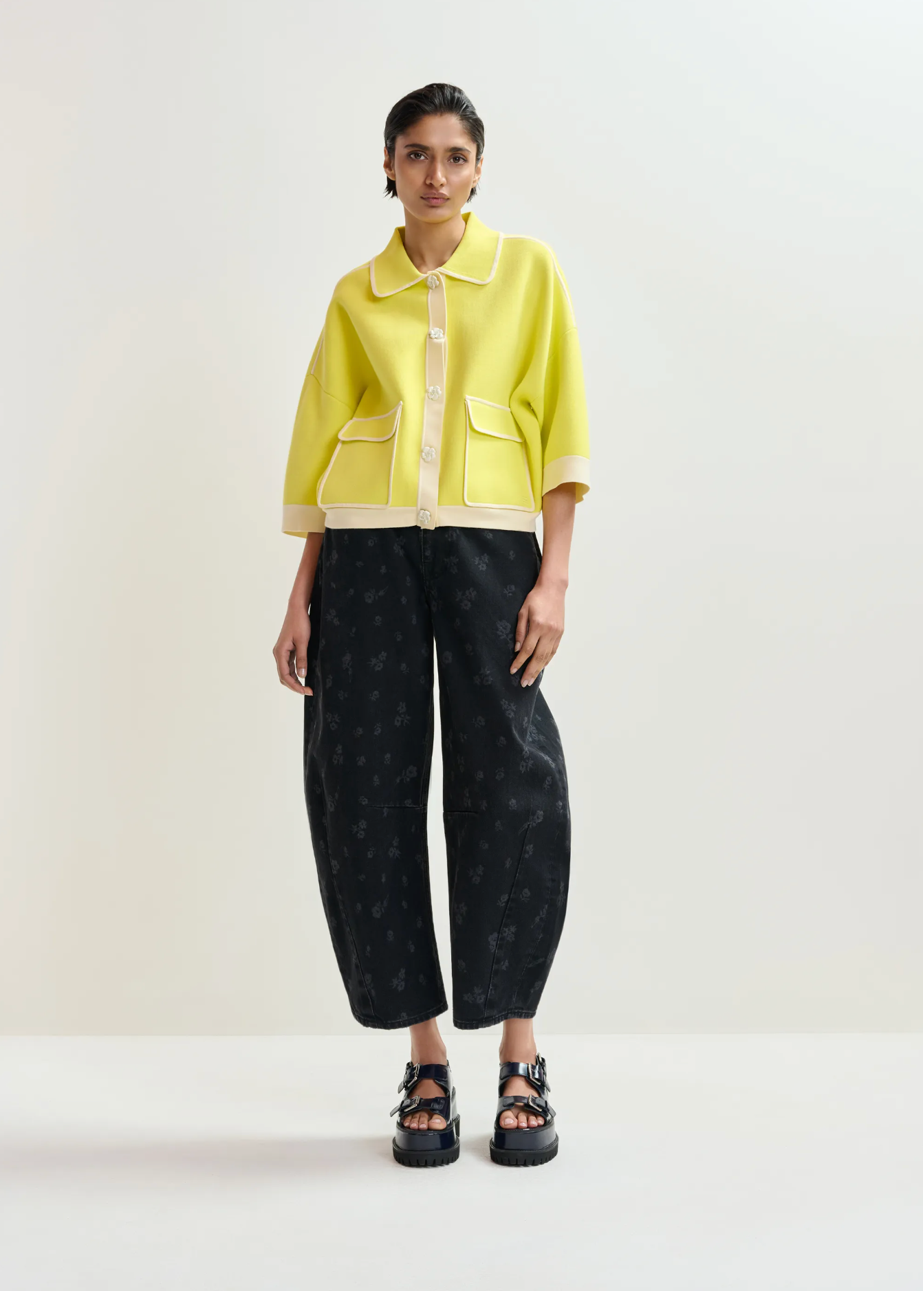 ESSENTIEL ANTWERP Cardigan "Jugly" yellow