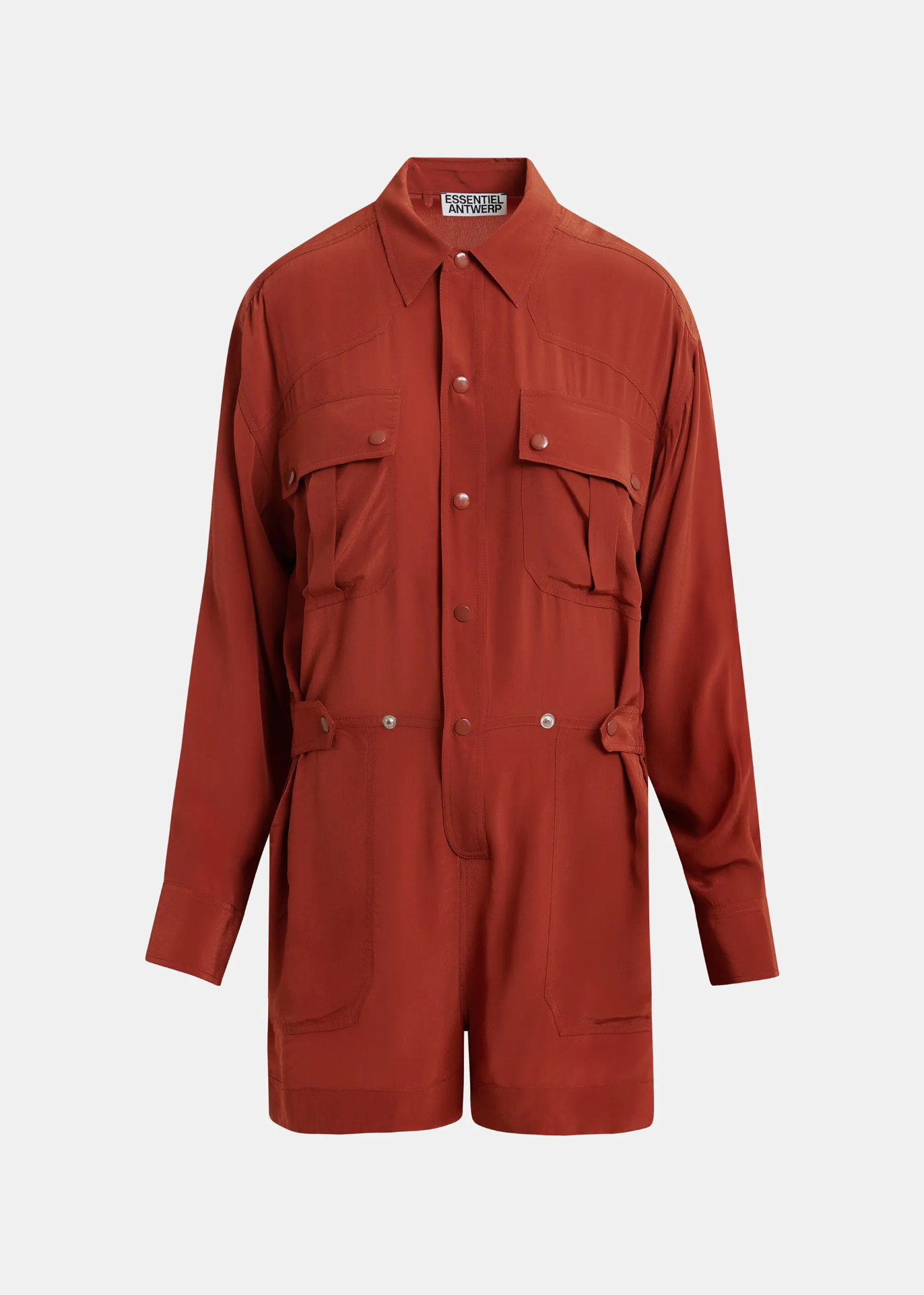 ESSENTIEL ANTWERP Playsuit "Jebba" burned red