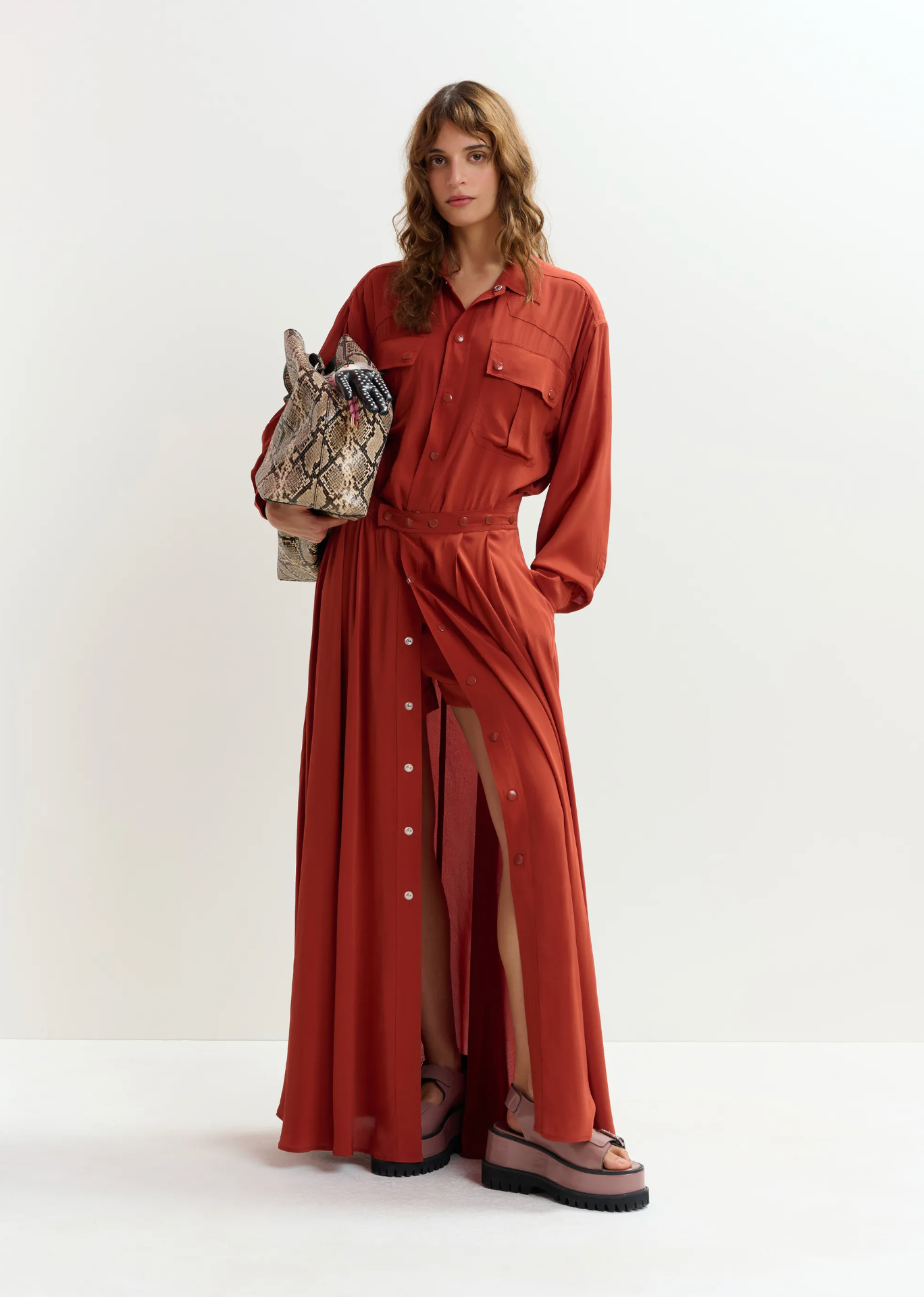 ESSENTIEL ANTWERP Playsuit "Jebba" burned red