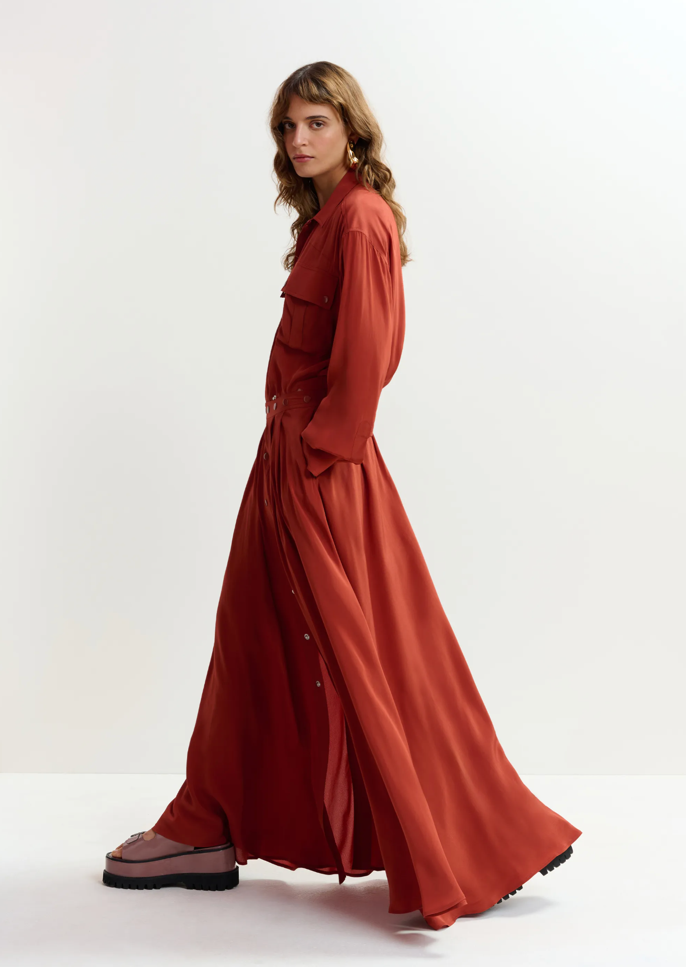 ESSENTIEL ANTWERP Playsuit "Jebba" burned red