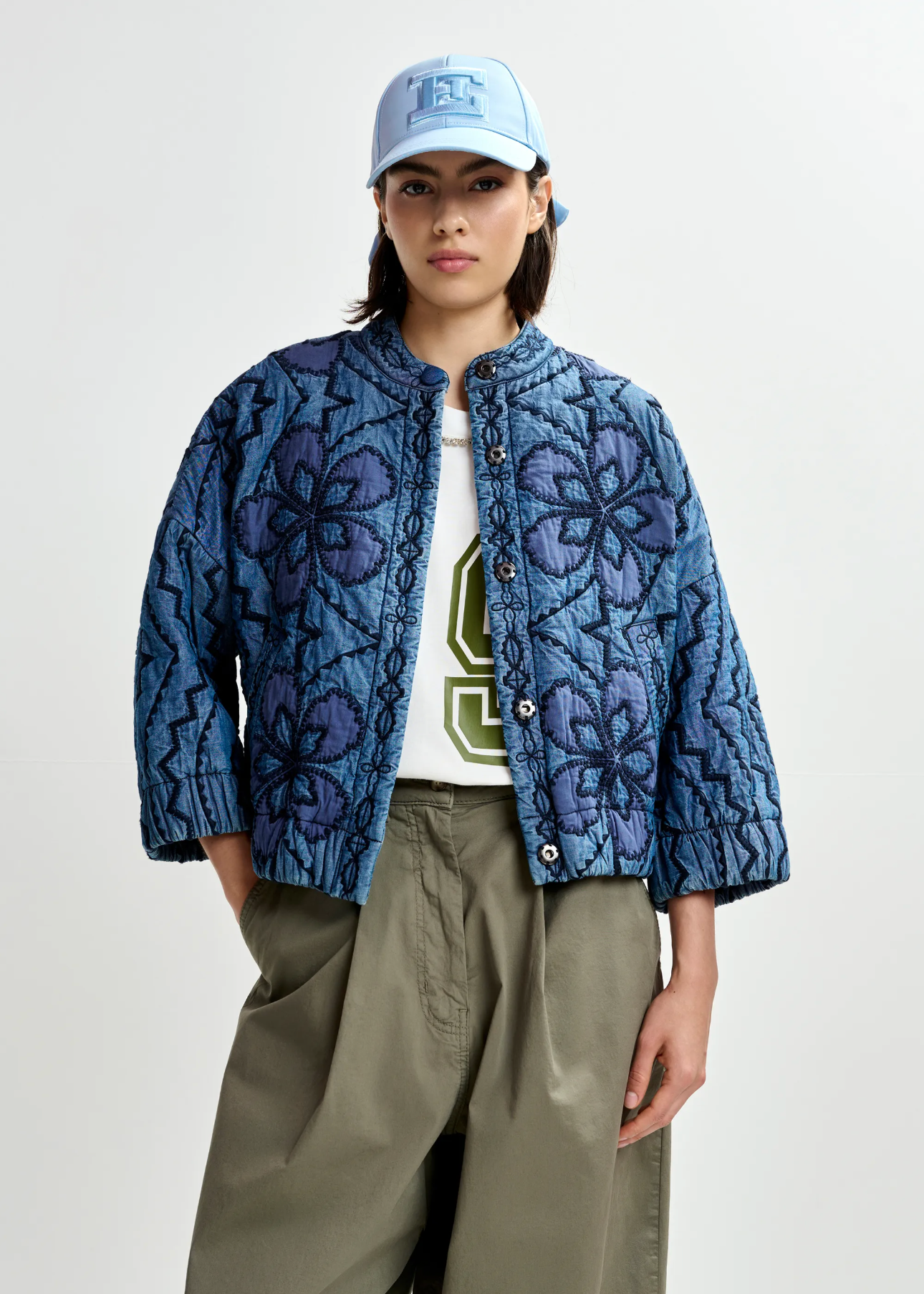 ESSENTIEL ANTWERP Jacket "Jatropha" nile blue