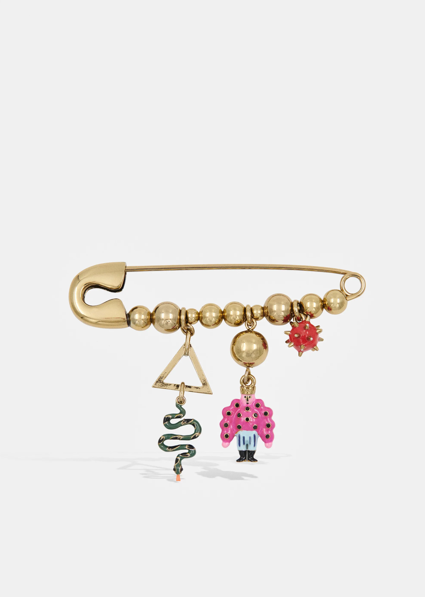 ESSENTIEL ANTWERP Brooch "Kalaia" gold