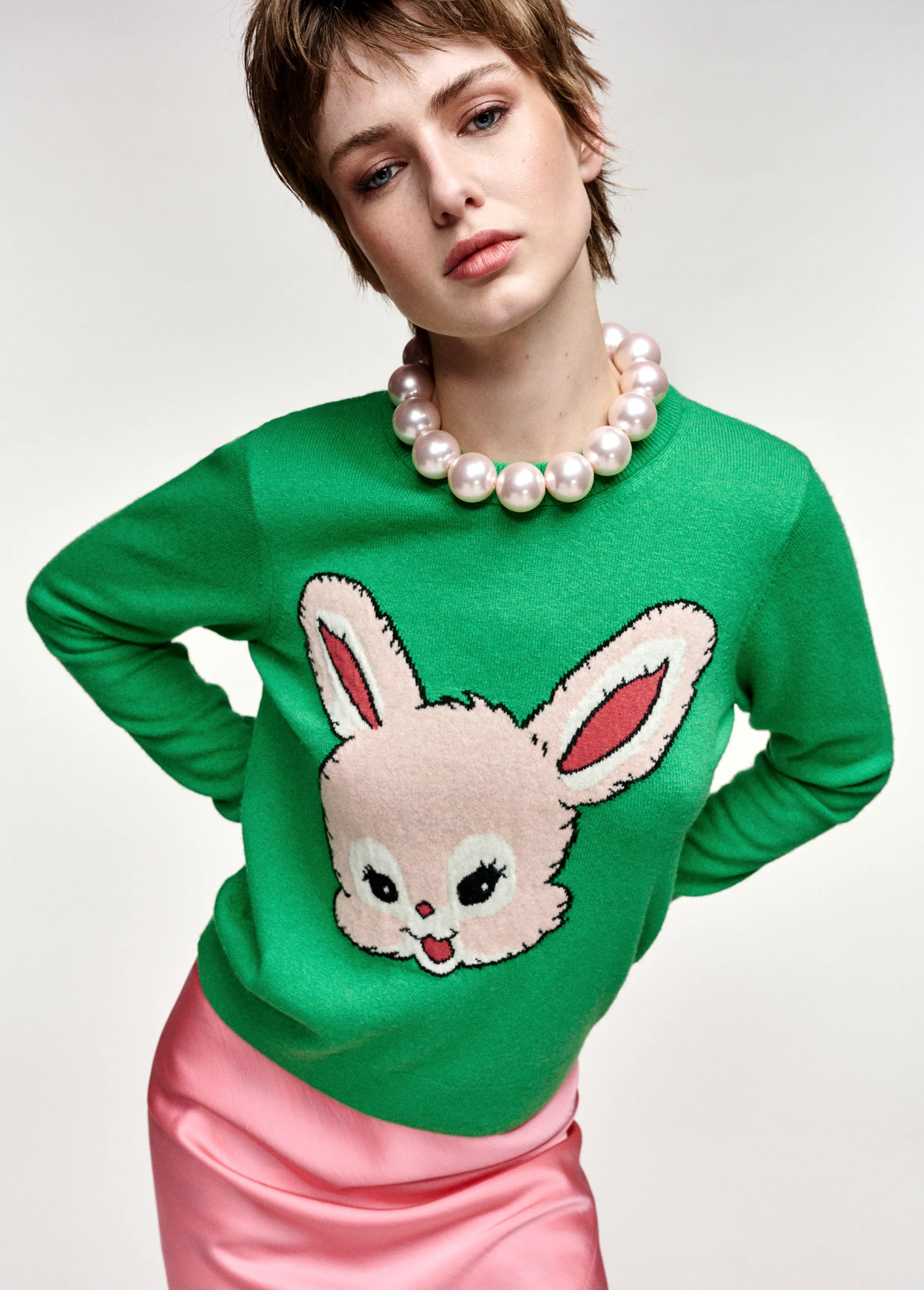 ESSENTIEL ANTWERP Pullover "Kapital" kiwi queen