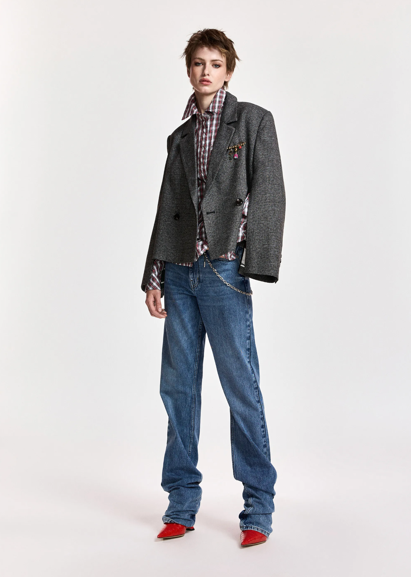 ESSENTIEL ANTWERP Blazer "Kiana" steel pulse