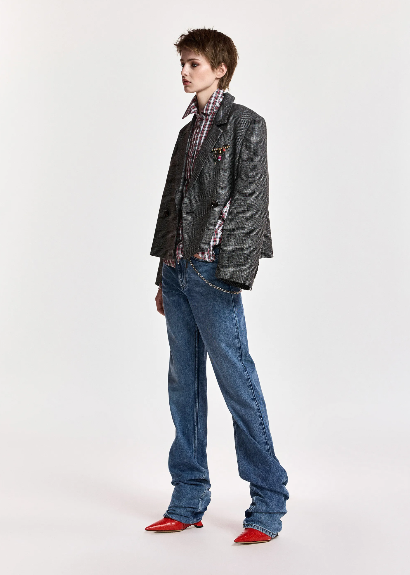 ESSENTIEL ANTWERP Blazer "Kiana" steel pulse