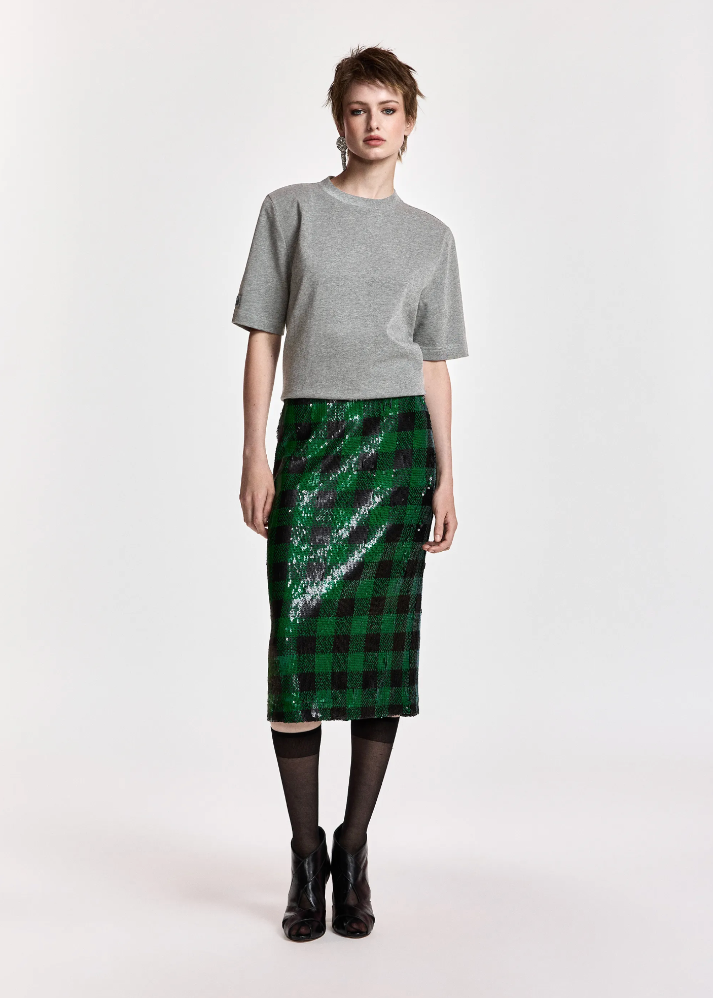 ESSENTIEL ANTWERP Skirt "Knitwear" kiwi queen