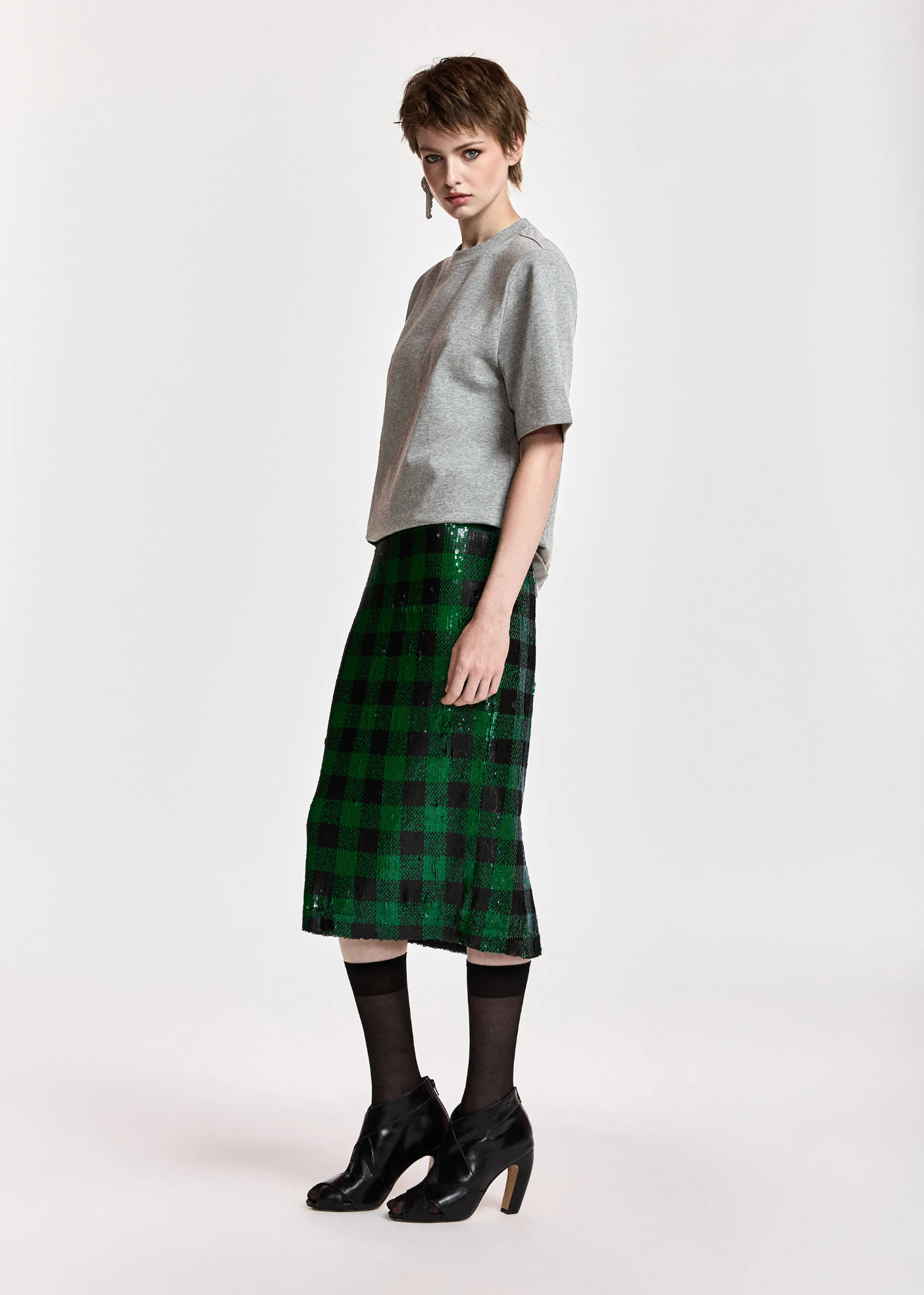 ESSENTIEL ANTWERP Skirt "Knitwear" kiwi queen