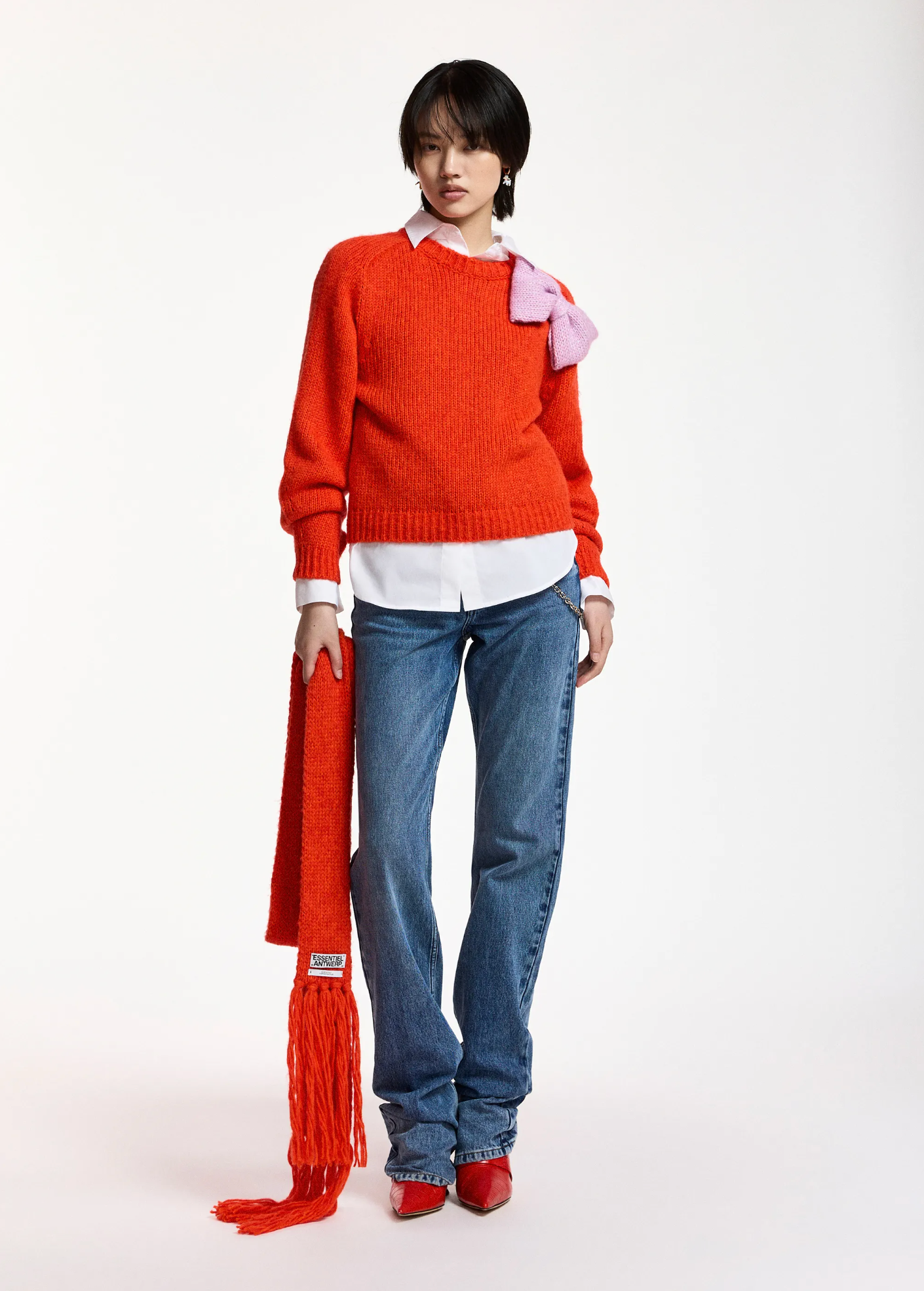 ESSENTIEL ANTWERP Pullover "Kollier" loose juice