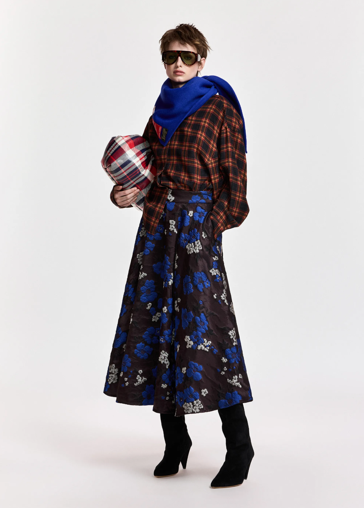 ESSENTIEL ANTWERP Skirt "Kathyanne" wine not
