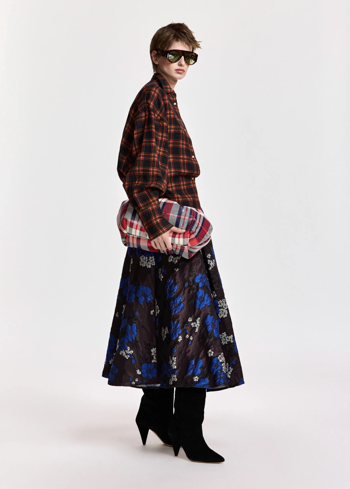 ESSENTIEL ANTWERP Skirt "Kathyanne" wine not