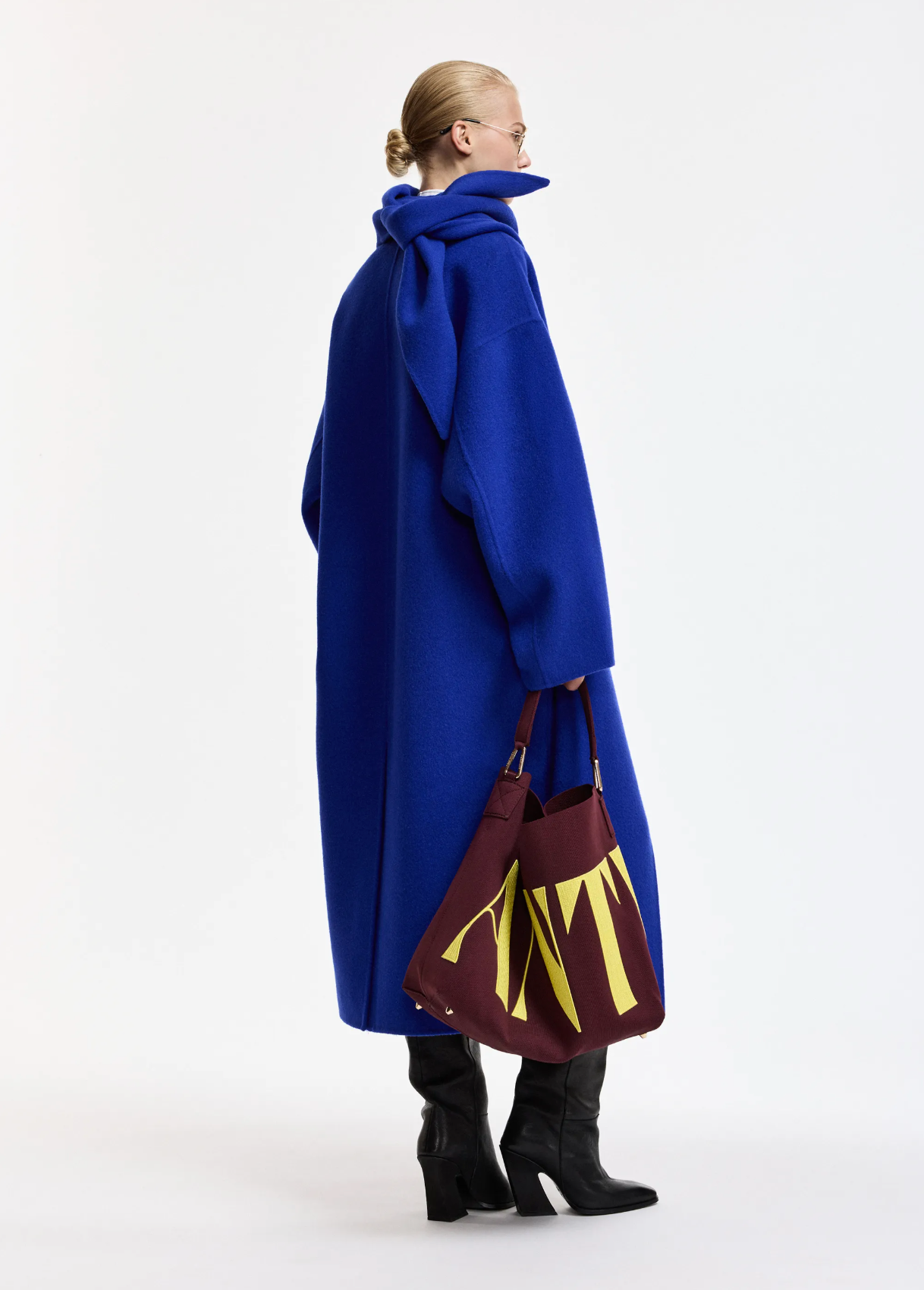 ESSENTIEL ANTWERP Coat "Kelp" indigo ink